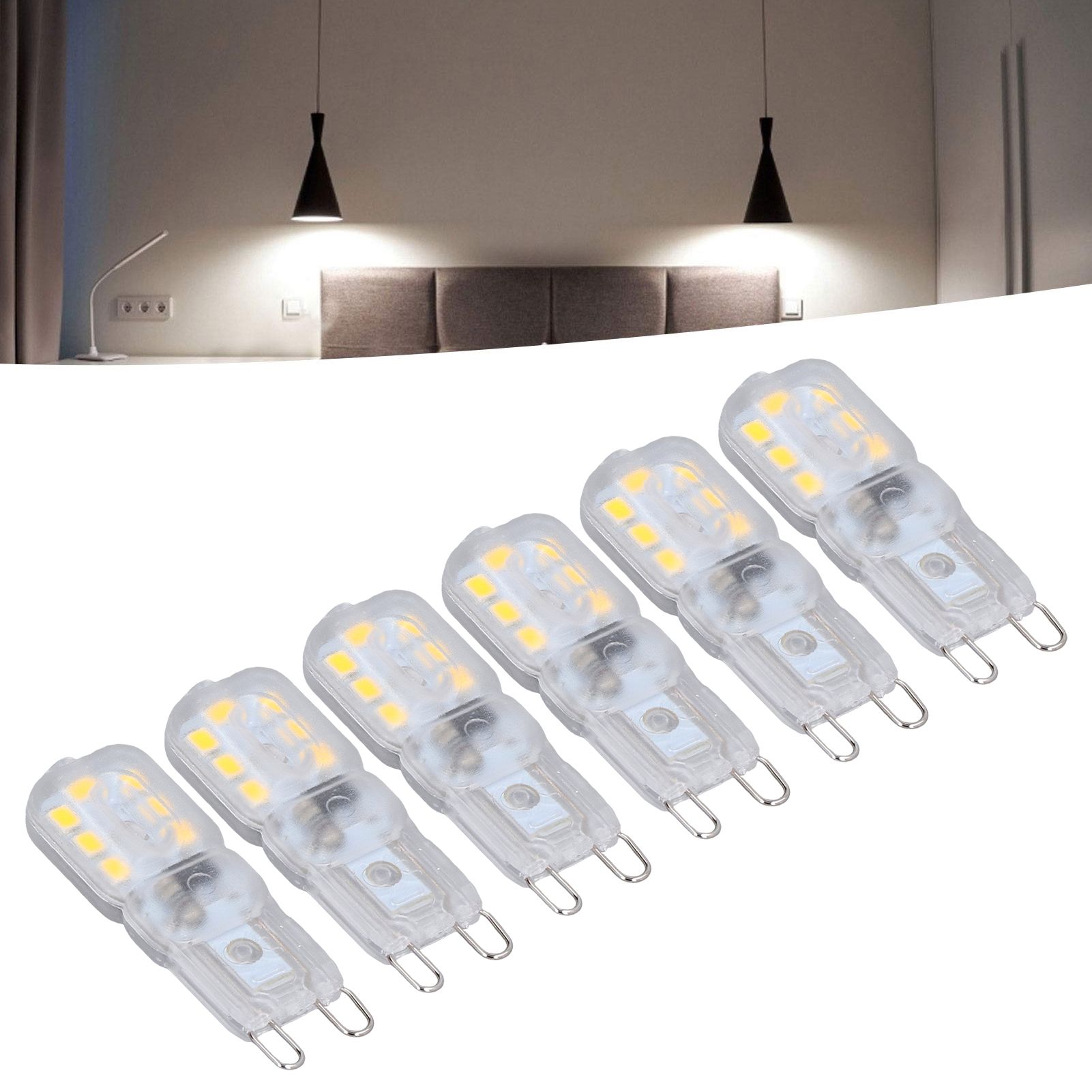 G9 Bulb Dimmable Eye Protection Energy Saving 14 LEDs 3W Light Bulb for view 12