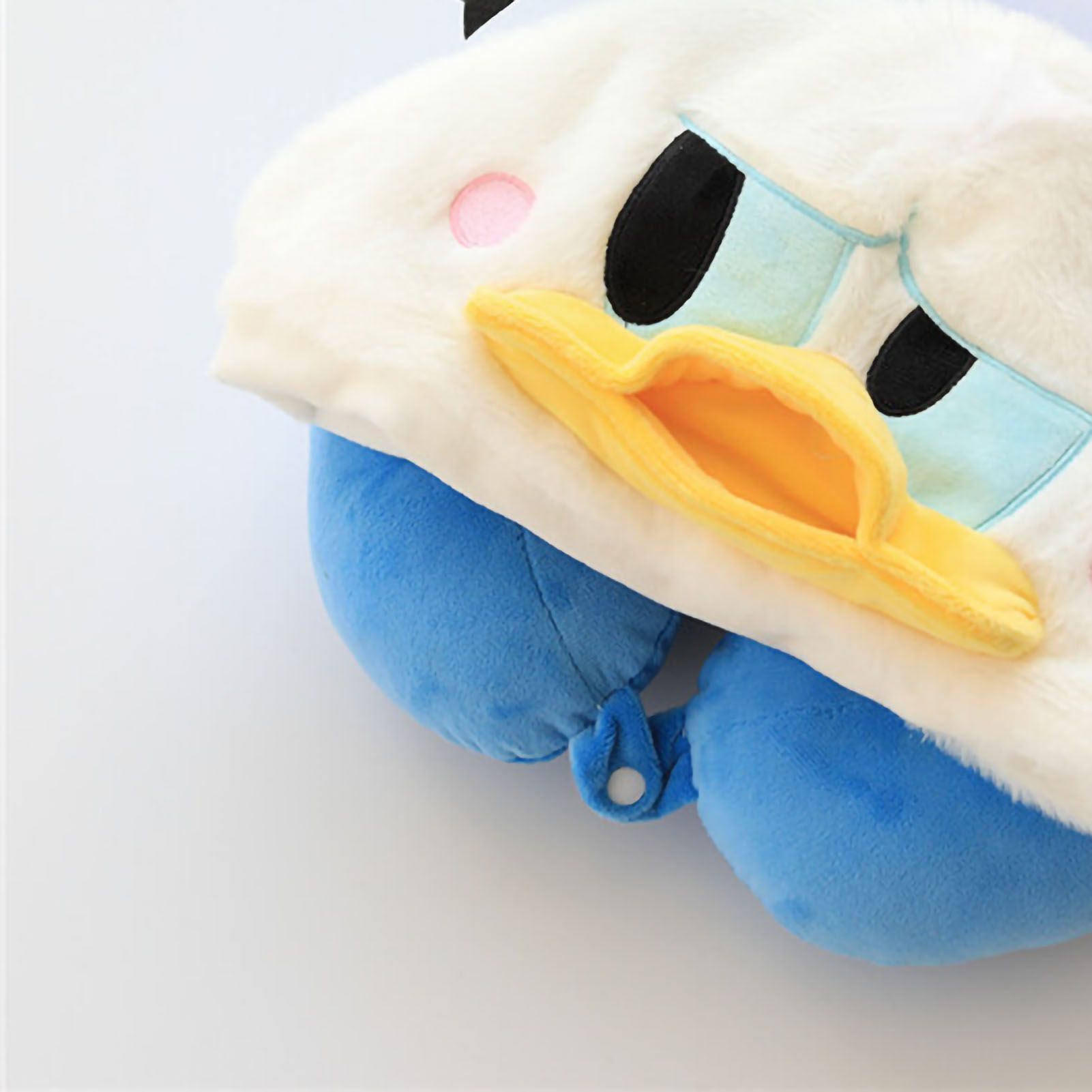 Hooded U Shaped Pillow Cute Cartoon Travel PP Cotton U Shaped Neck Pillow for view 3