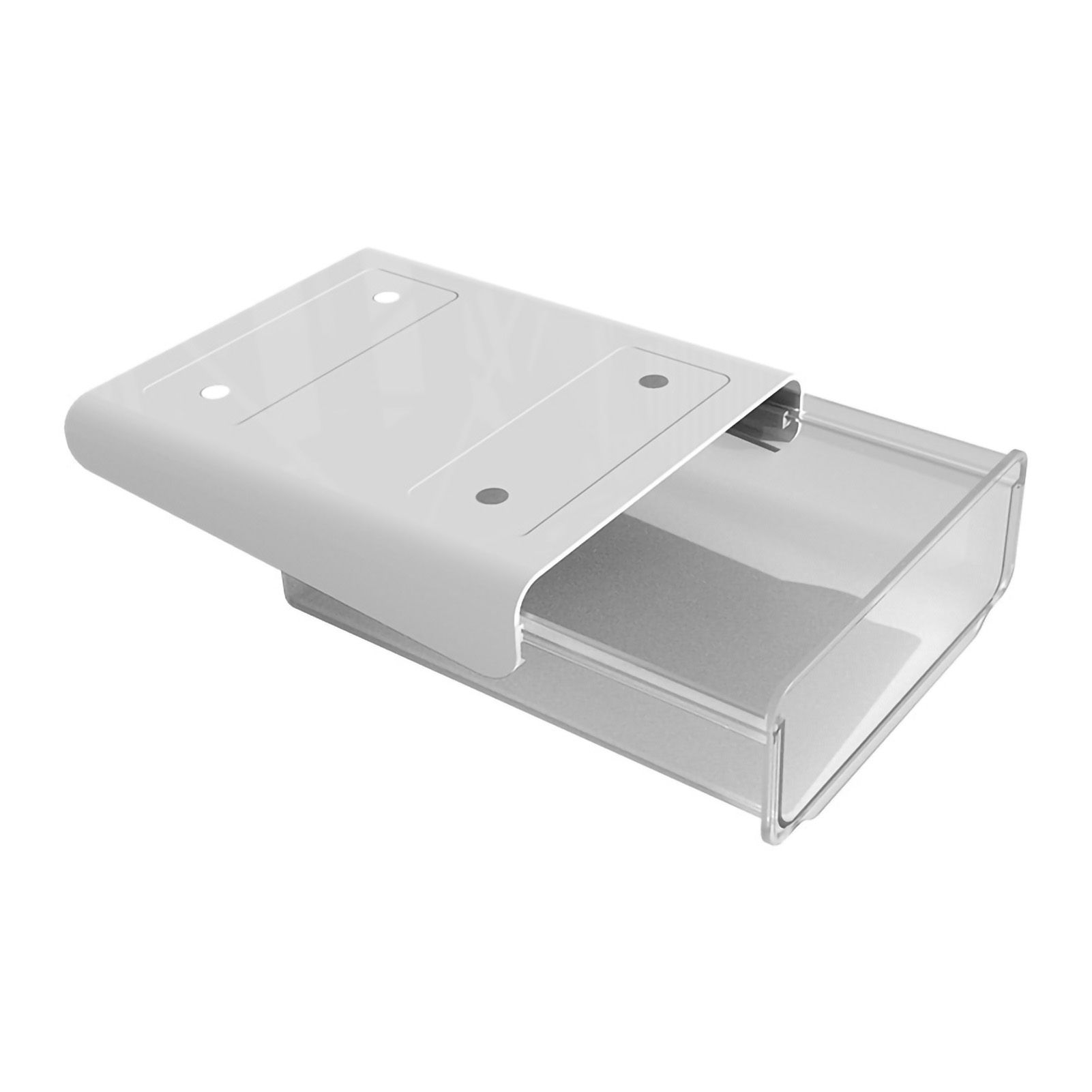 Under Desk Storage Box No Punching Storage ABS PS Small Hidden Drawer For