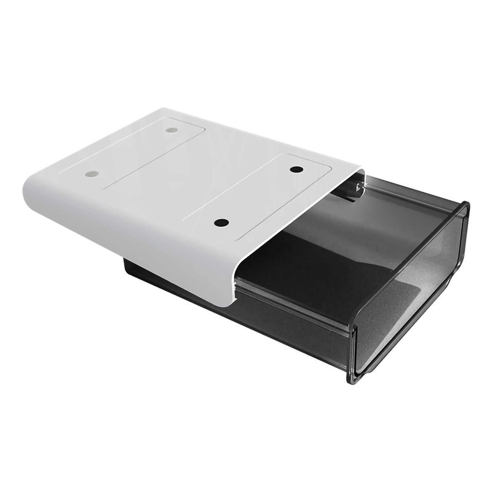 Under Desk Storage Box No Punching Storage ABS PS Small Hidden Drawer For