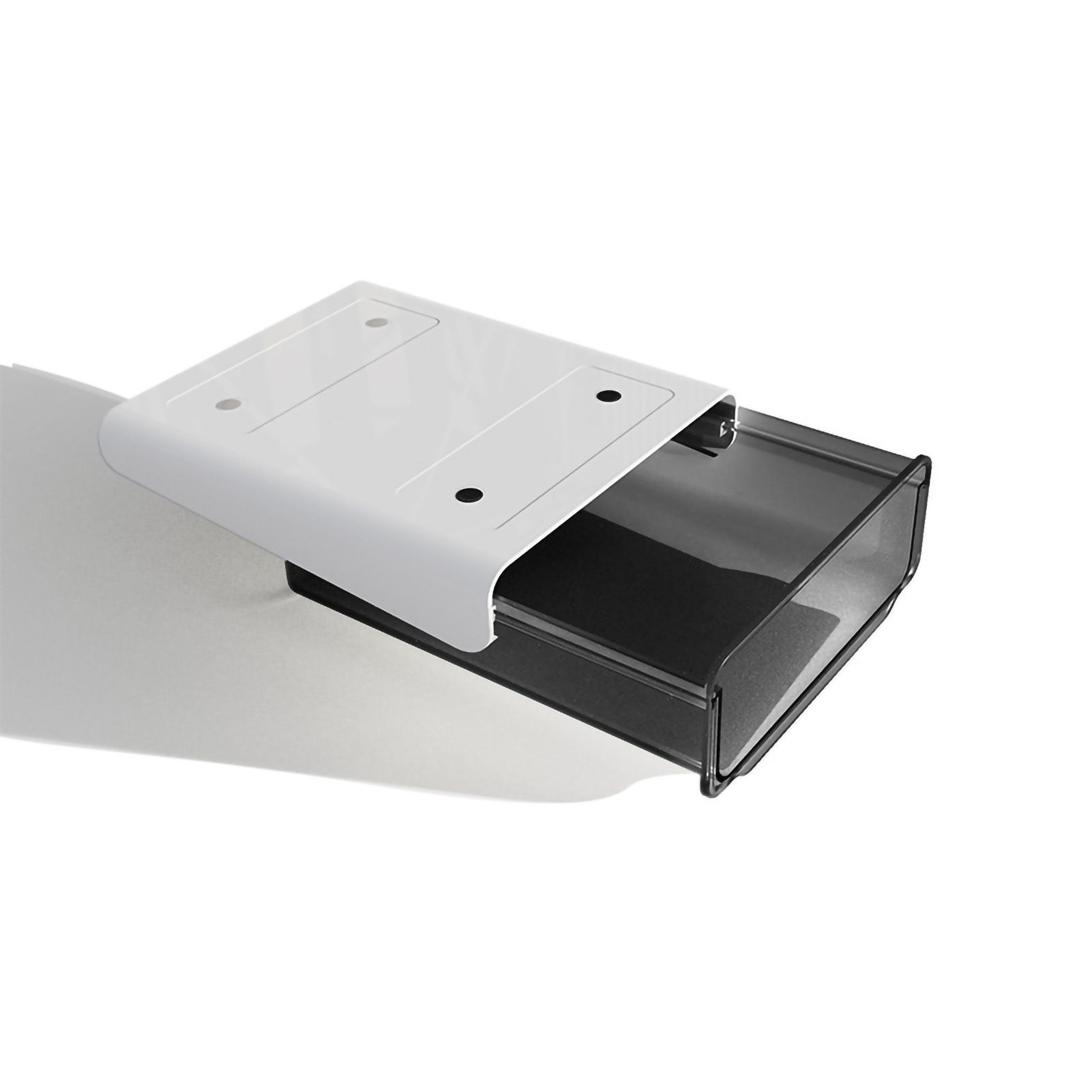Under Desk Storage Box No Punching Storage ABS PS Small Hidden Drawer For view 5