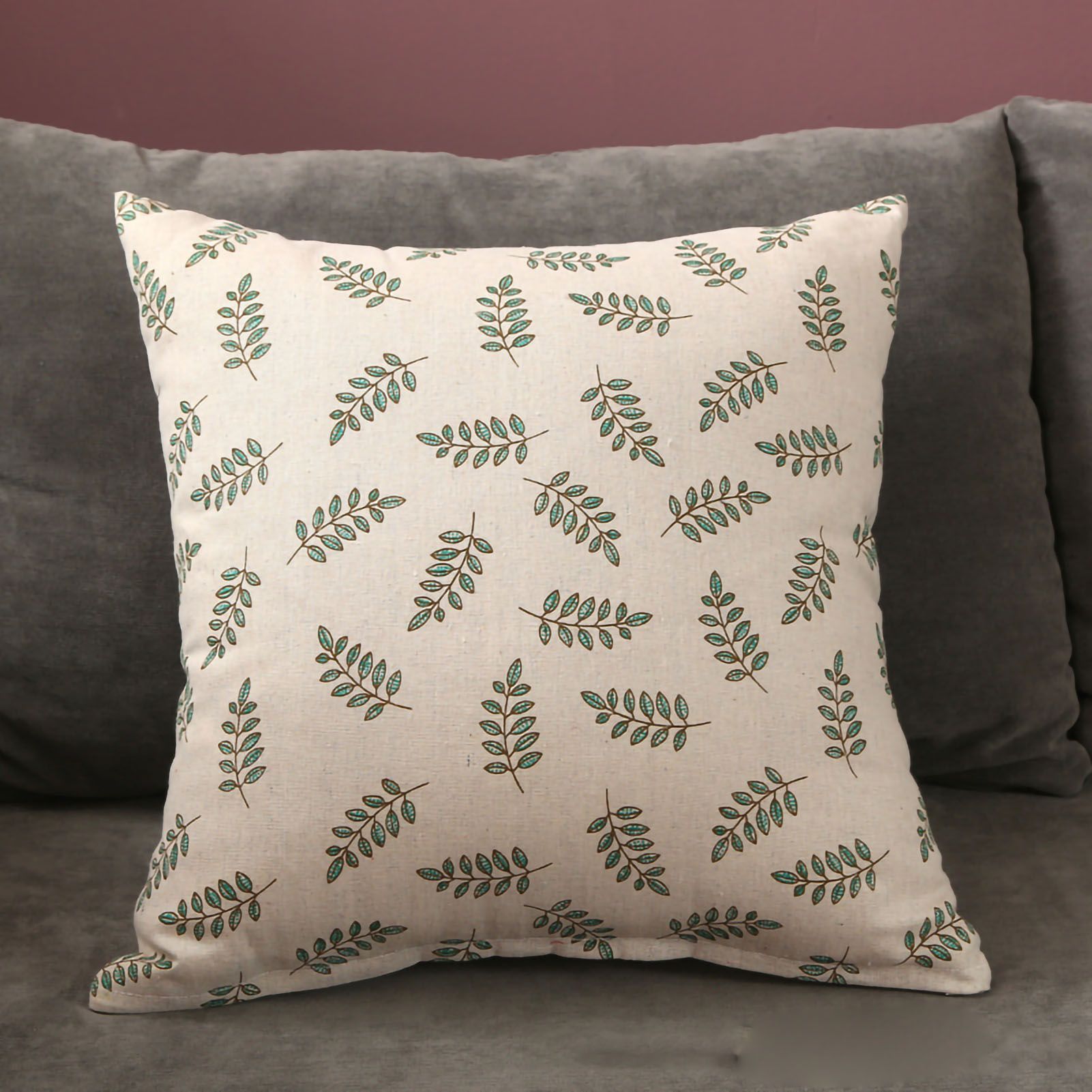 Home Pillow Case Sofa Cushion Accessories Linen Nordic Style Daily Use Home
