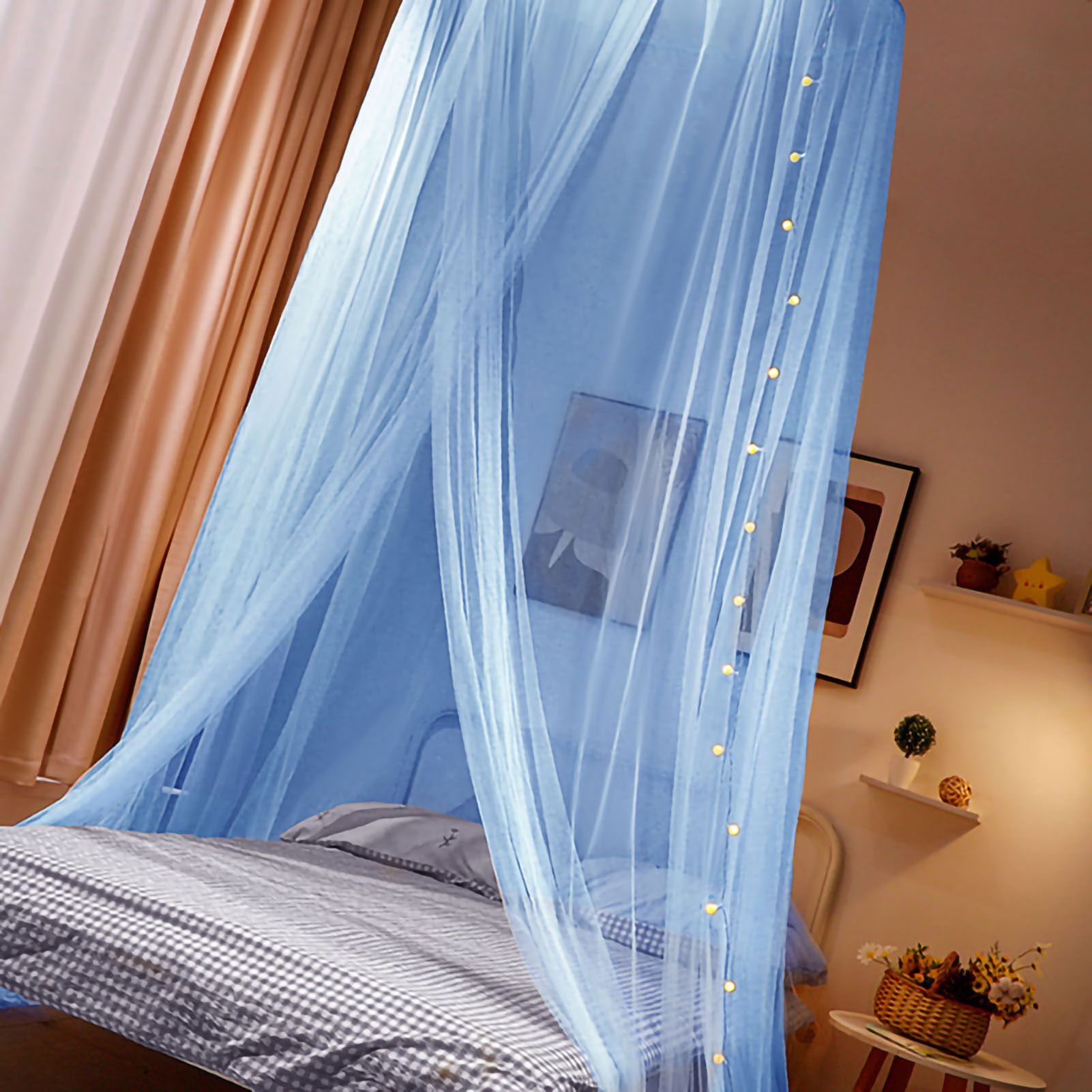 Mosquito Repelling Net Hanging Princess Canopy Insect Protection Room view 5