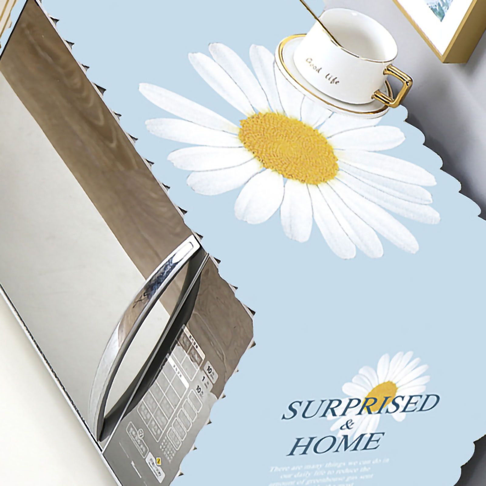 Microwave Cover Cloth Oven Cute Dust Proof Shiled Universal Oil Proof Nordic view 4