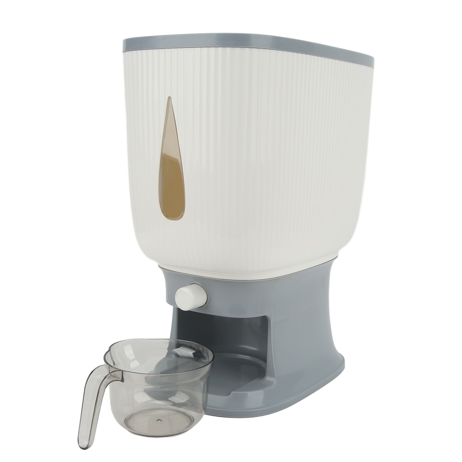 Household Rice Dispenser Large Capacity Automatic Rebound Food Grain Storage view 2