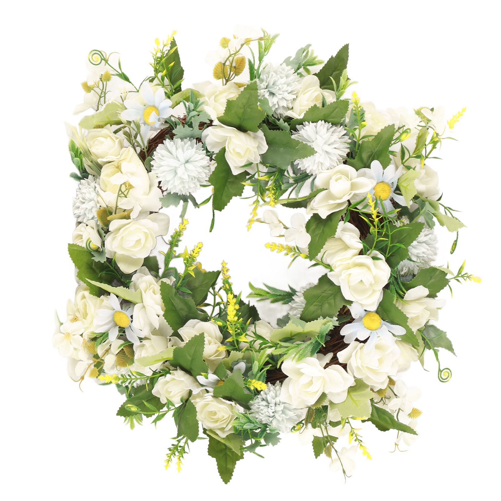 Gardenia Wreath American Holiday Home Decoration Door Hanging view 5