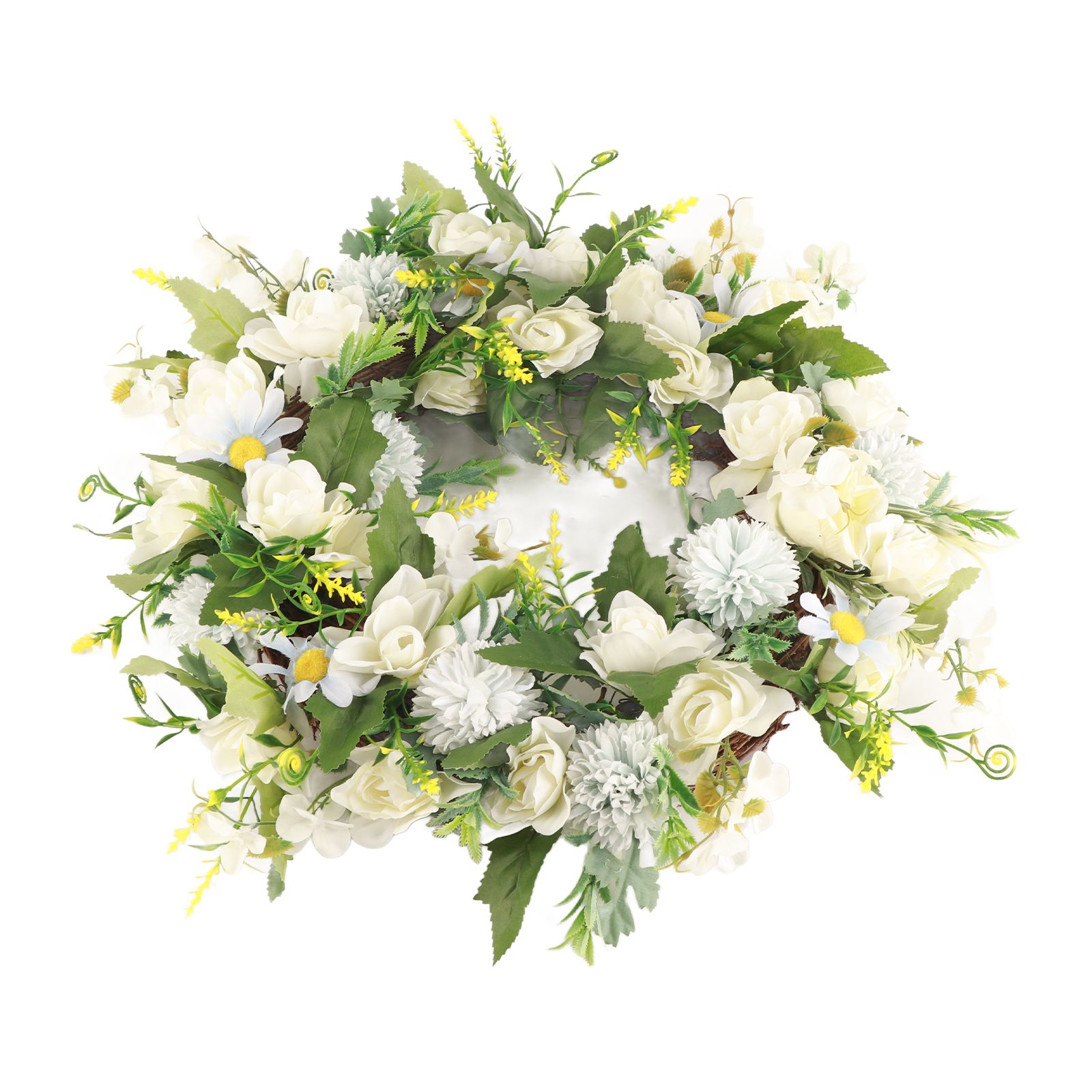 Gardenia Wreath American Holiday Home Decoration Door Hanging view 7
