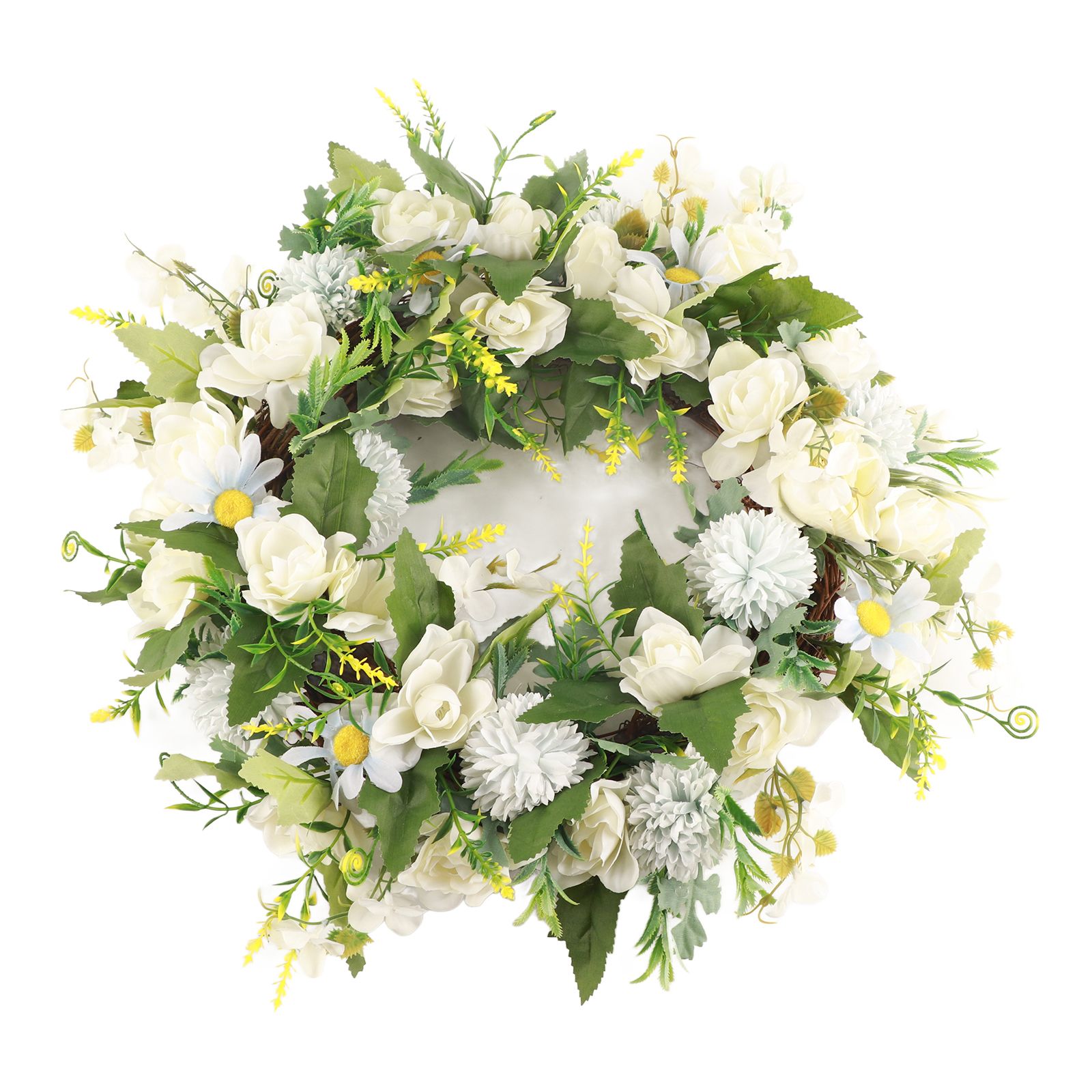 Gardenia Wreath American Holiday Home Decoration Door Hanging view 8