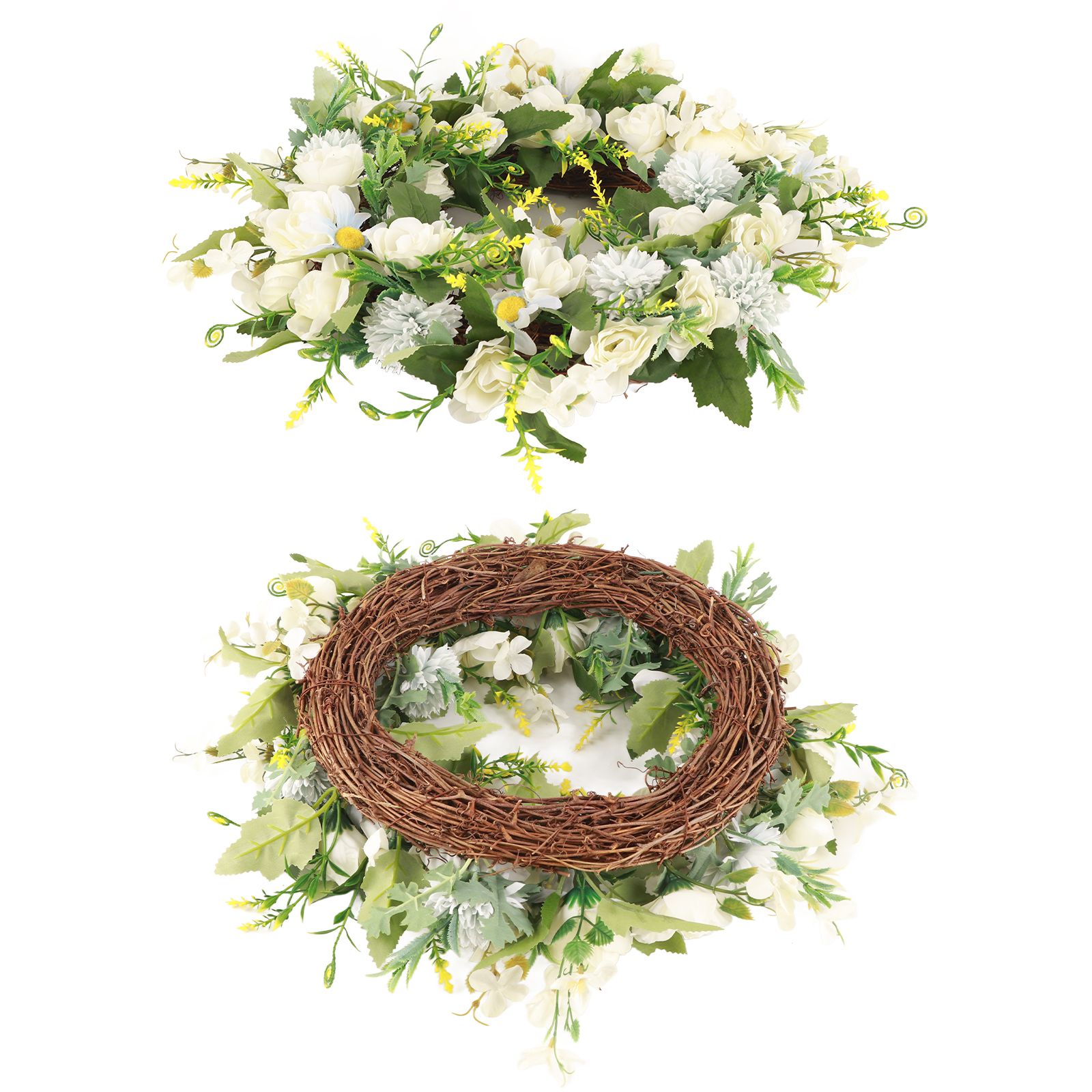 Gardenia Wreath American Holiday Home Decoration Door Hanging view 11