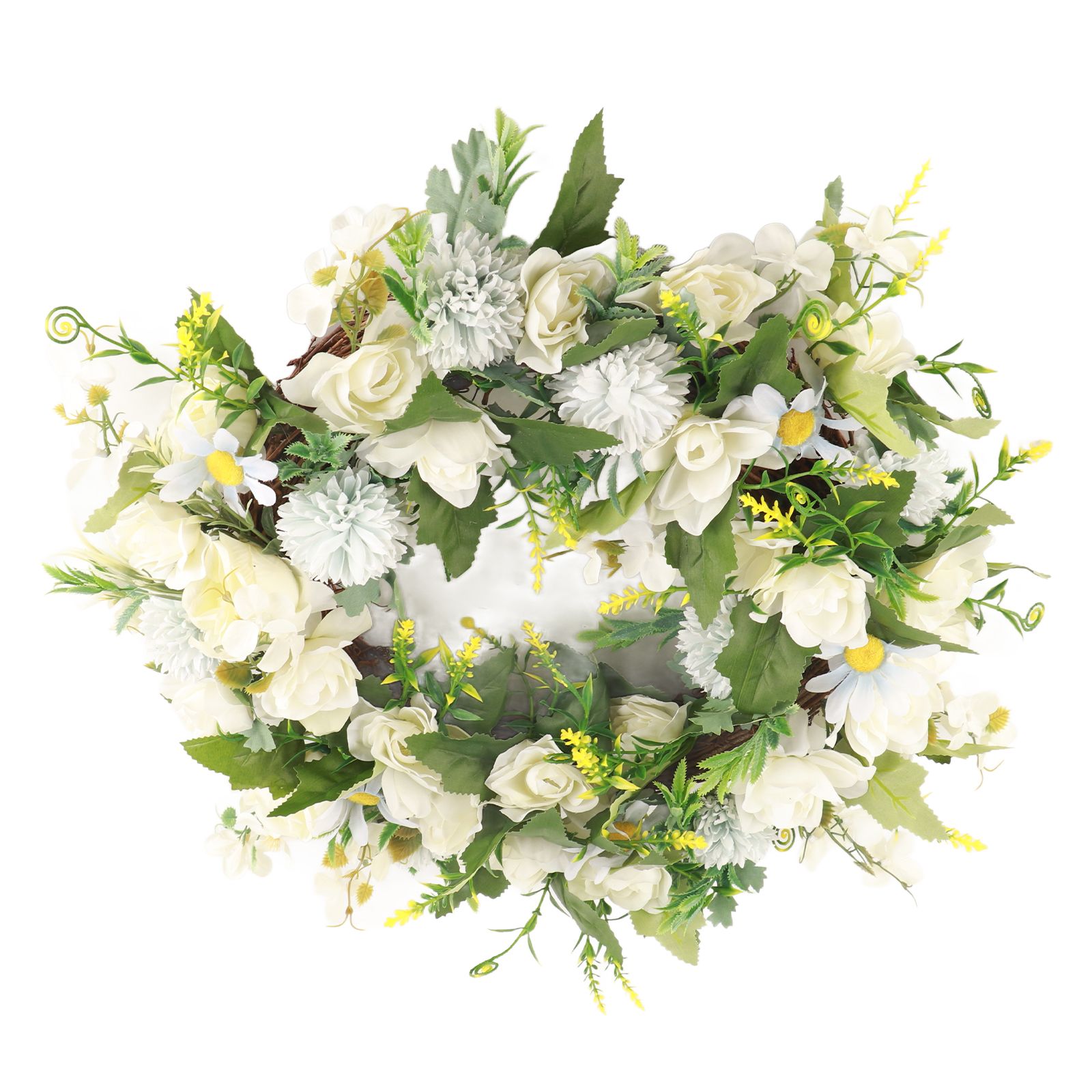 Gardenia Wreath American Holiday Home Decoration Door Hanging view 12
