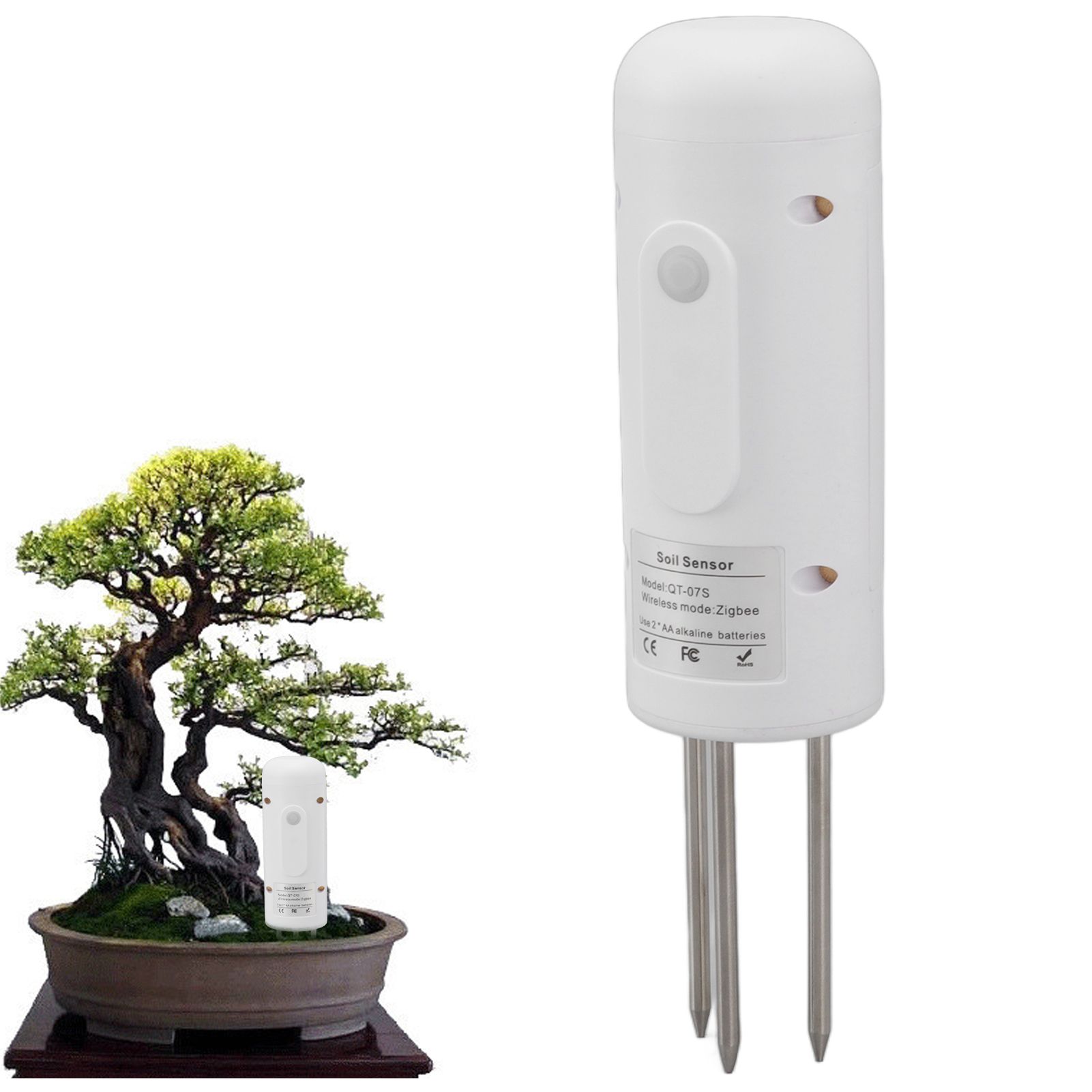 Wireless Soil Sensor Temperature and Humidity Measuring Tool for Zigbee view 10
