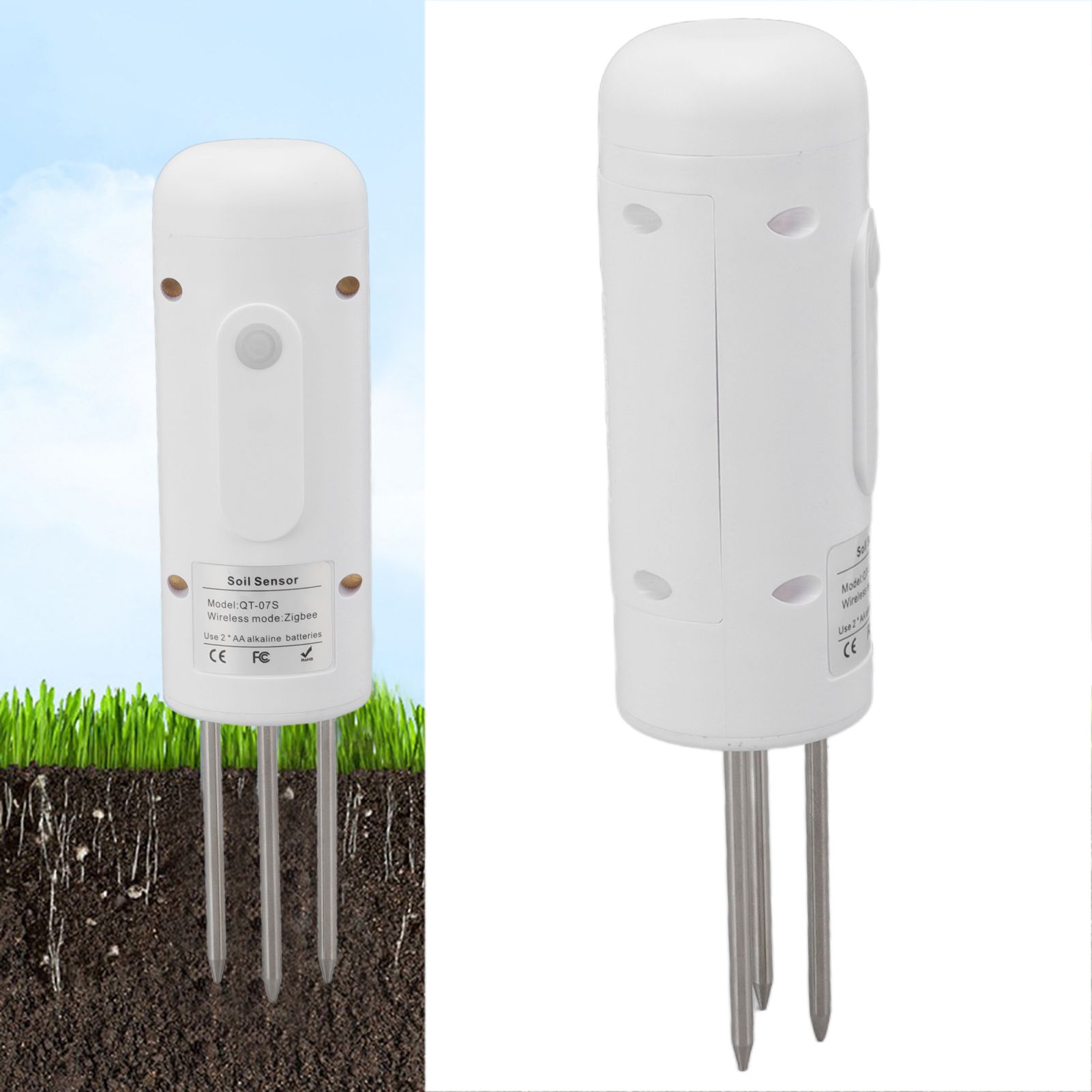 Wireless Soil Sensor Temperature and Humidity Measuring Tool for Zigbee view 11