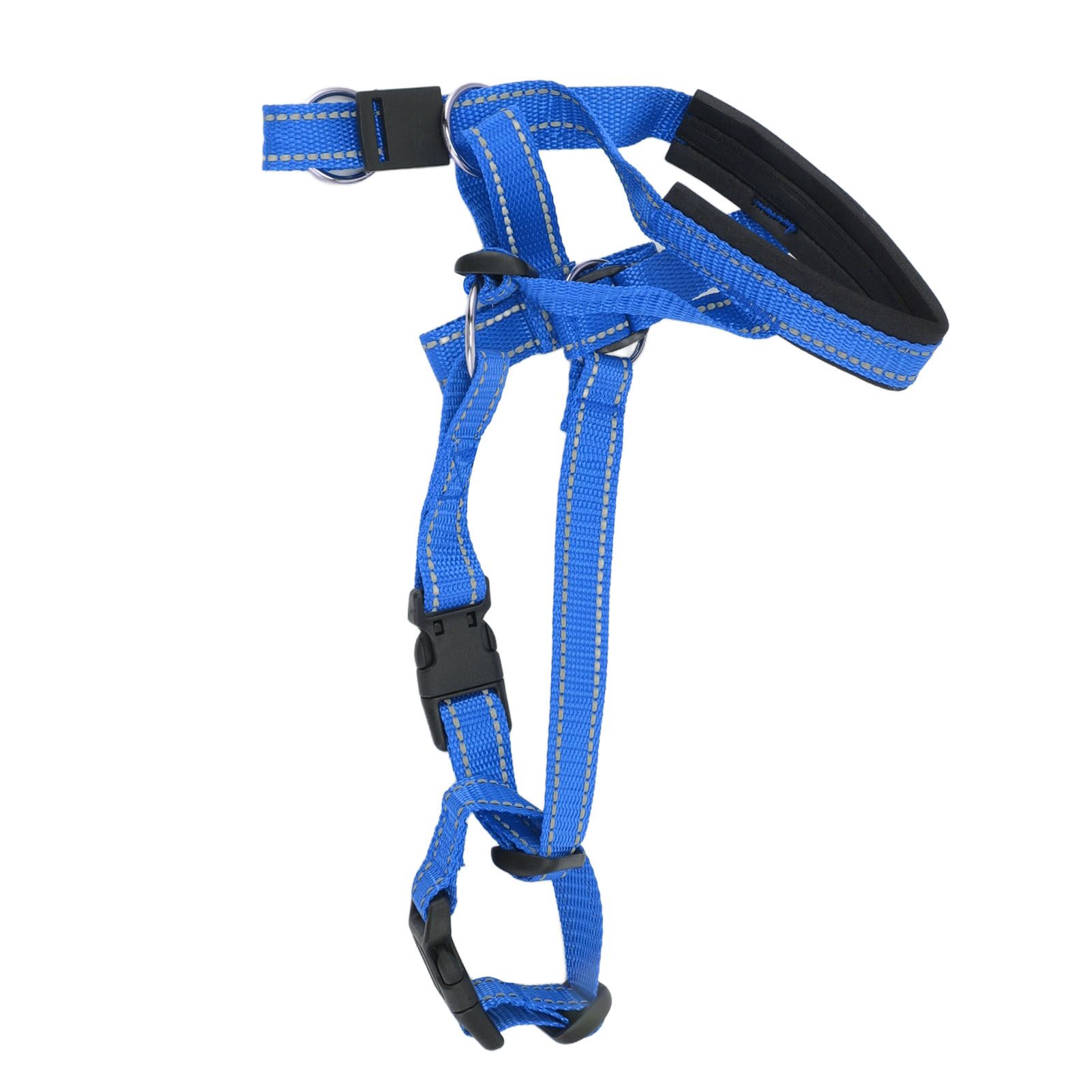 Dog Head Collar Breathable Dog Head Harness Dog Mouth Cover with Adjustable view 2