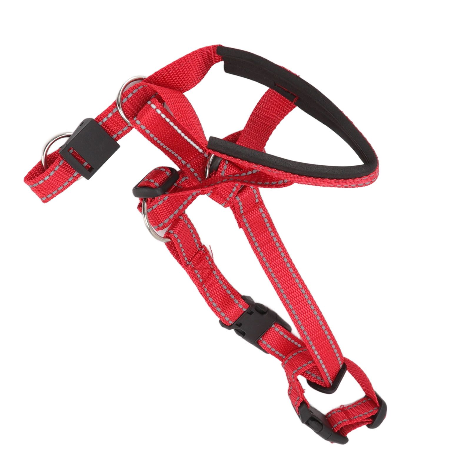 Dog Head Collar Breathable Dog Head Harness Dog Mouth Cover with Adjustable view 2