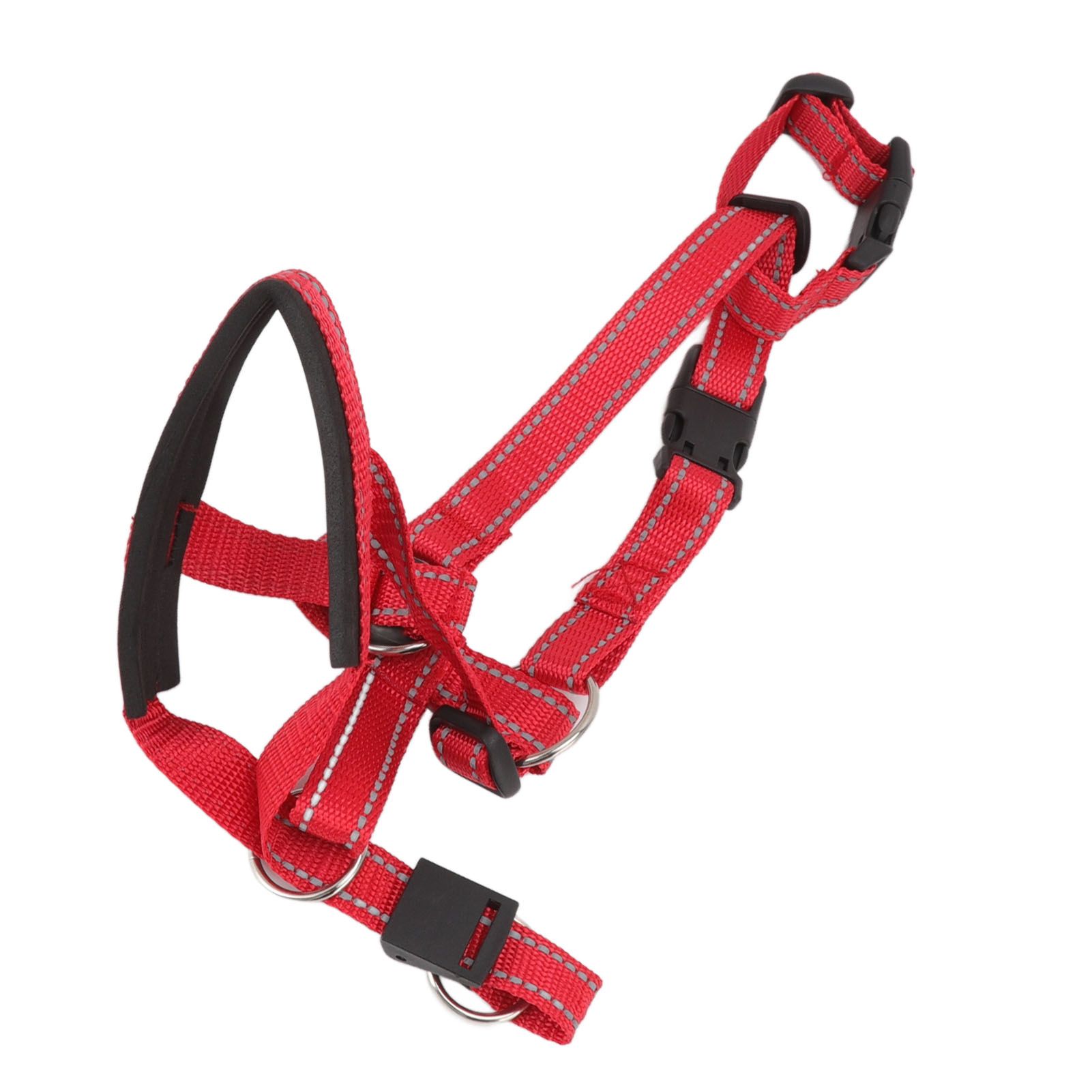 Dog Head Collar Breathable Dog Head Harness Dog Mouth Cover with Adjustable view 3
