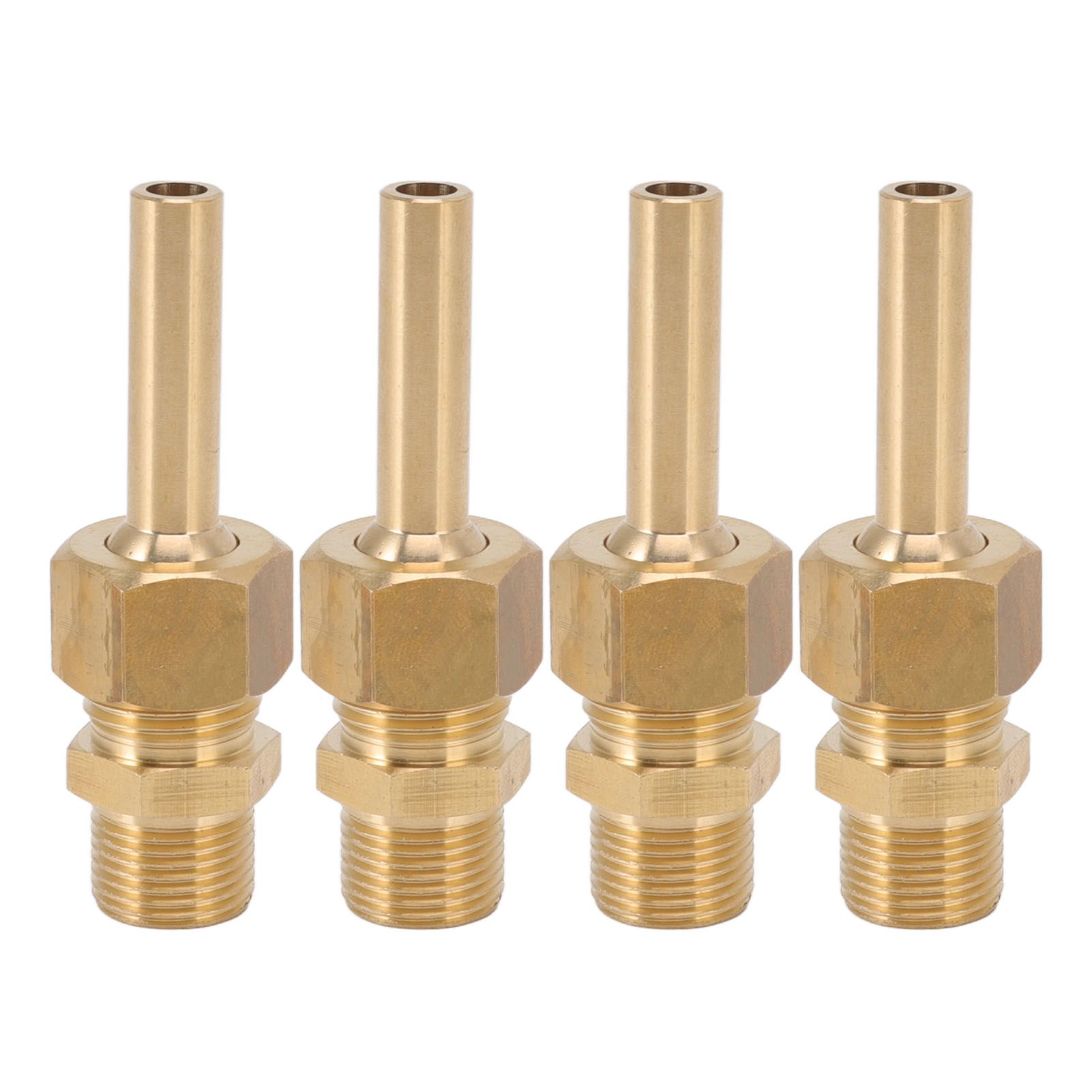 4 PCS Water Fountain Nozzles Pure Copper Large Hexagonal Direct Jet Nozzle