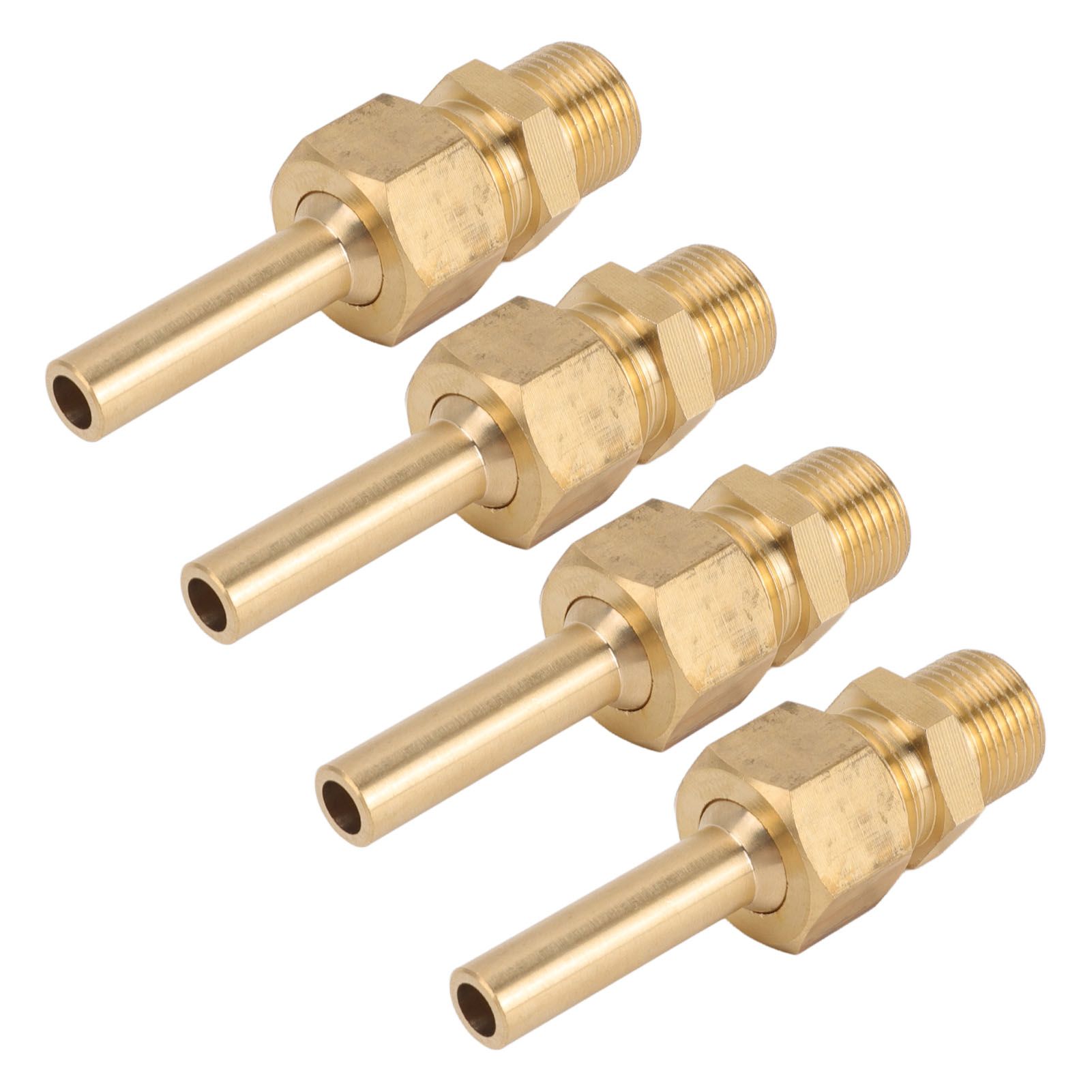 4 PCS Water Fountain Nozzles Pure Copper Large Hexagonal Direct Jet Nozzle view 7