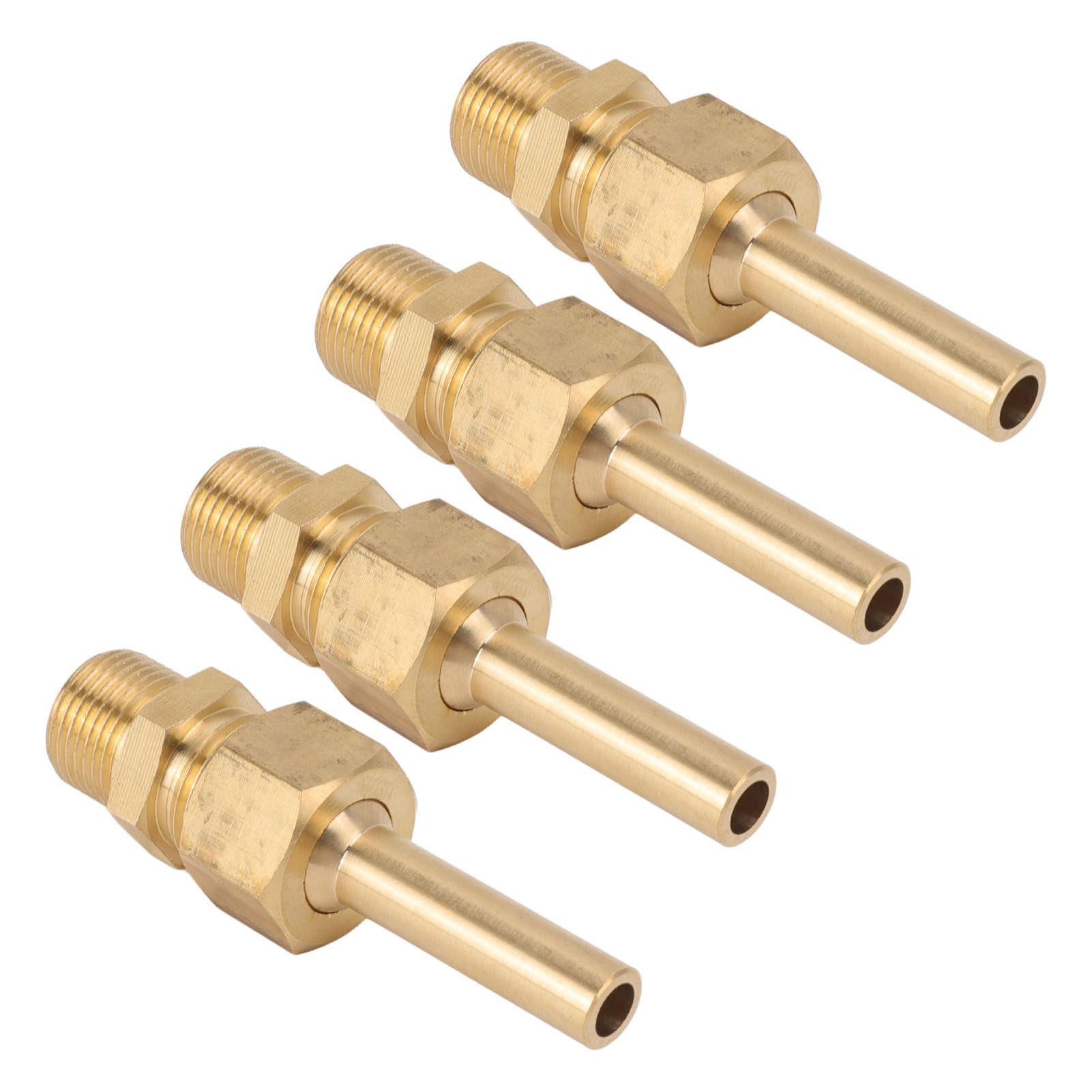 4 PCS Water Fountain Nozzles Pure Copper Large Hexagonal Direct Jet Nozzle view 9