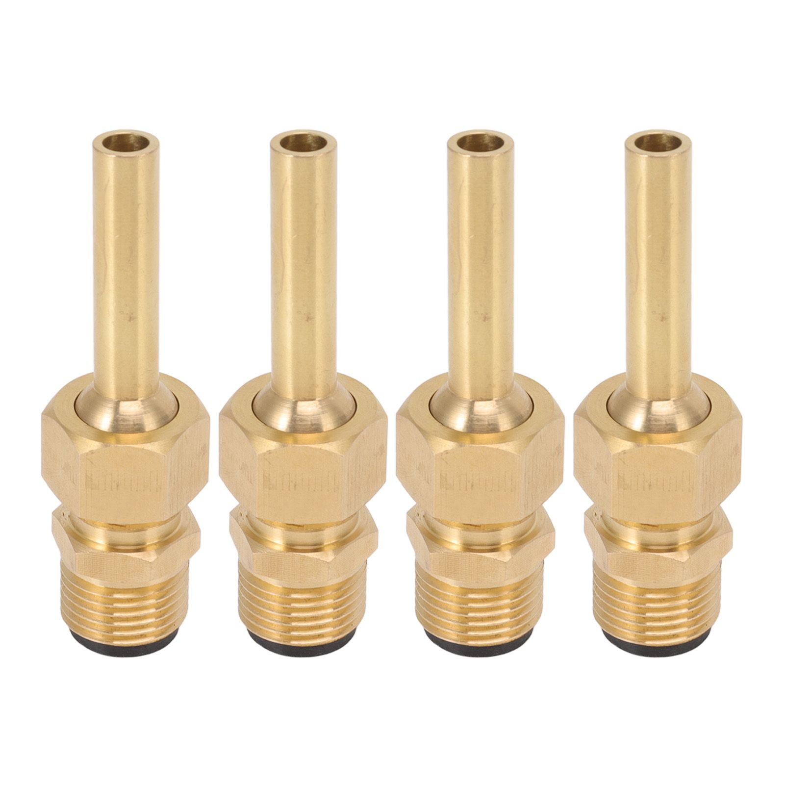 4 PCS Water Fountain Nozzles Pure Copper Large Hexagonal Direct Jet Nozzle view 3