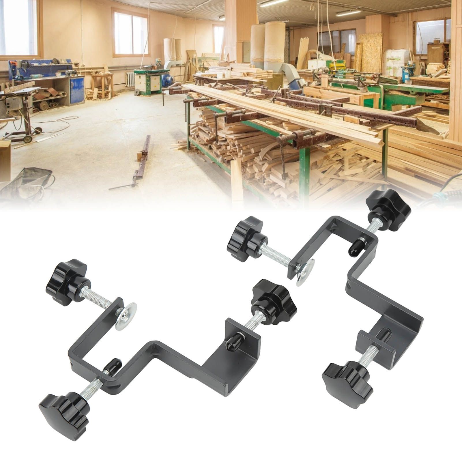 Drawer Front Mounting Clamp Steel Right Angle Drawer Installation Clips for view 11