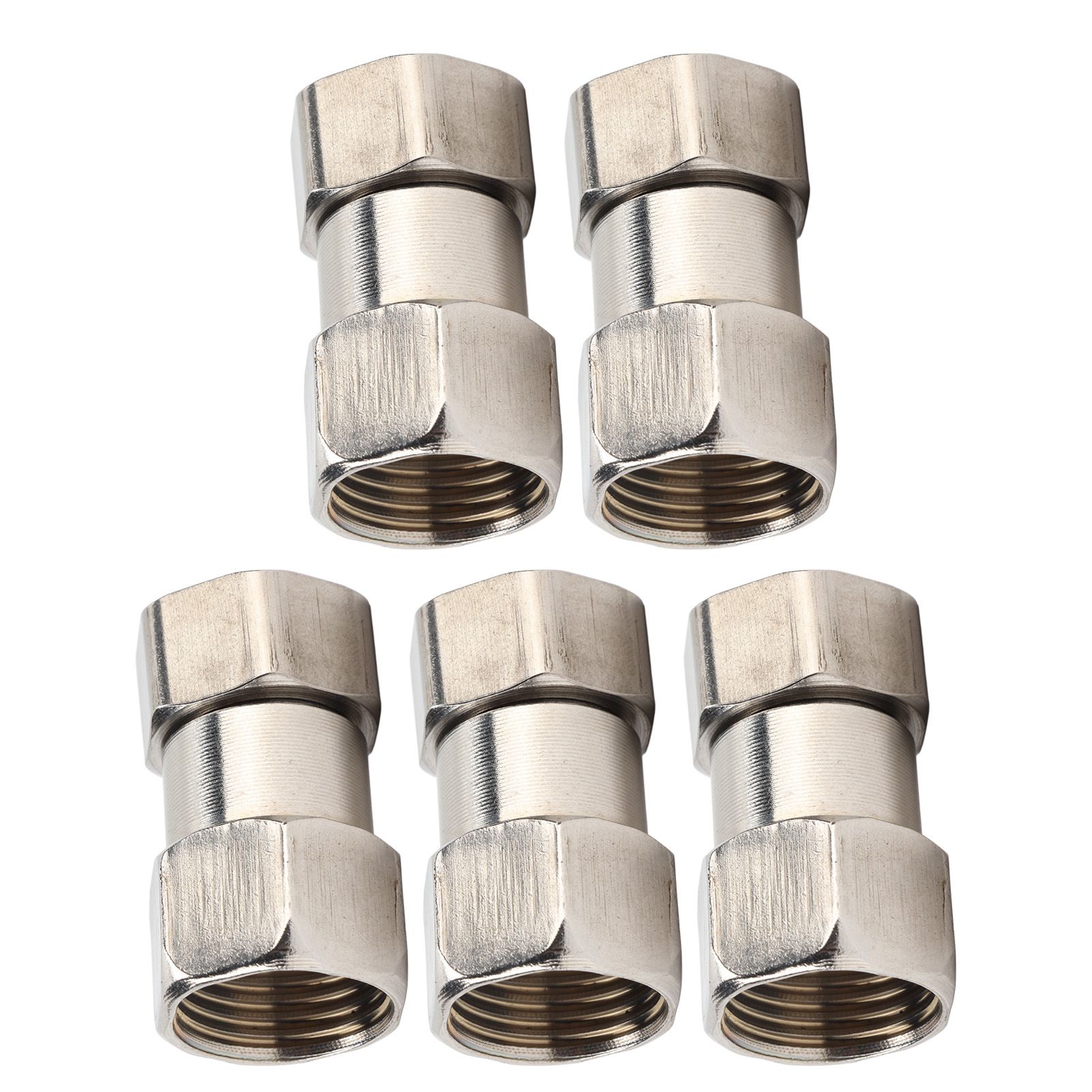 5PCS Plumbing Fittings Stainless Steel Female Thread Pipe Adapter Fittings for view 7