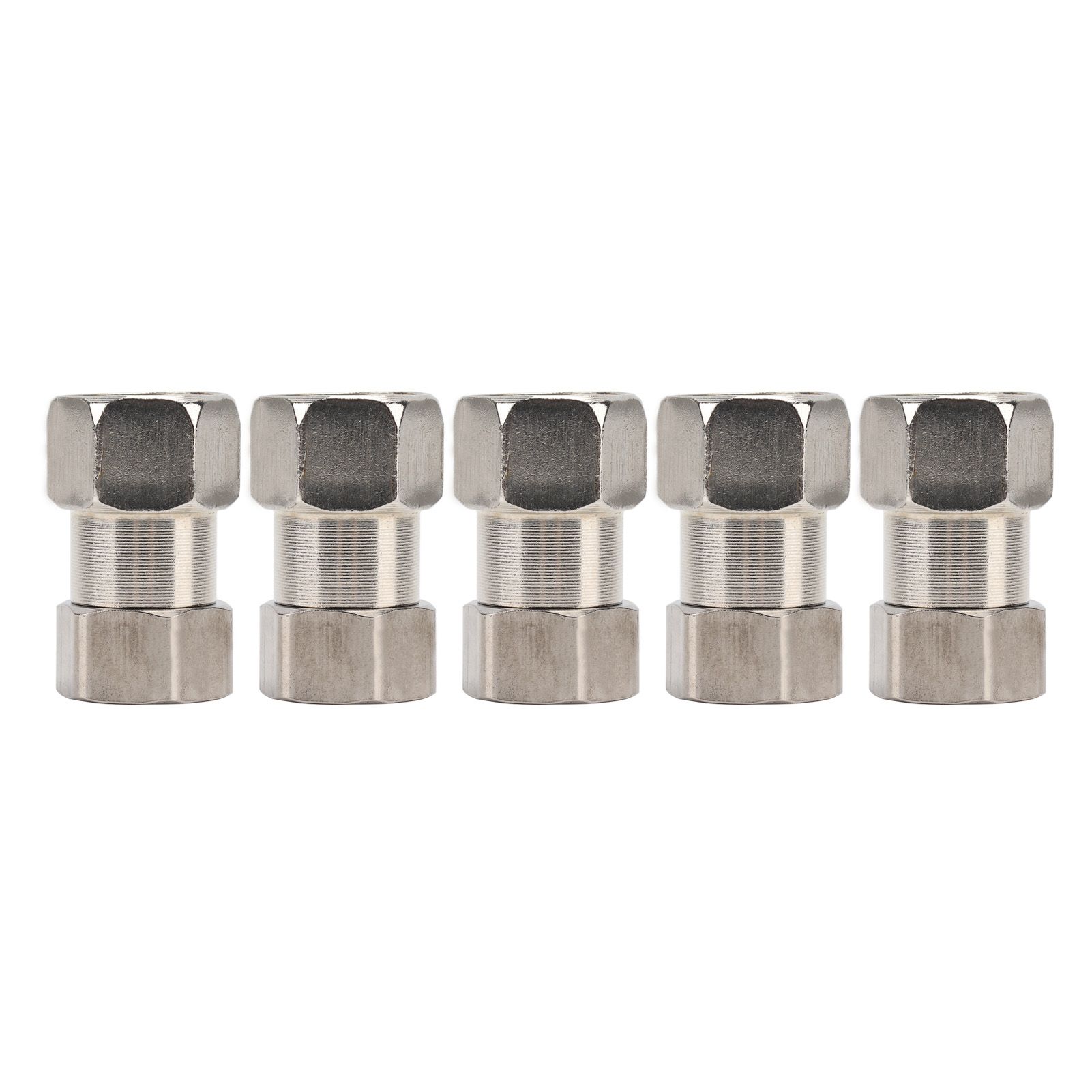 5PCS Plumbing Fittings Stainless Steel Female Thread Pipe Adapter Fittings for view 8