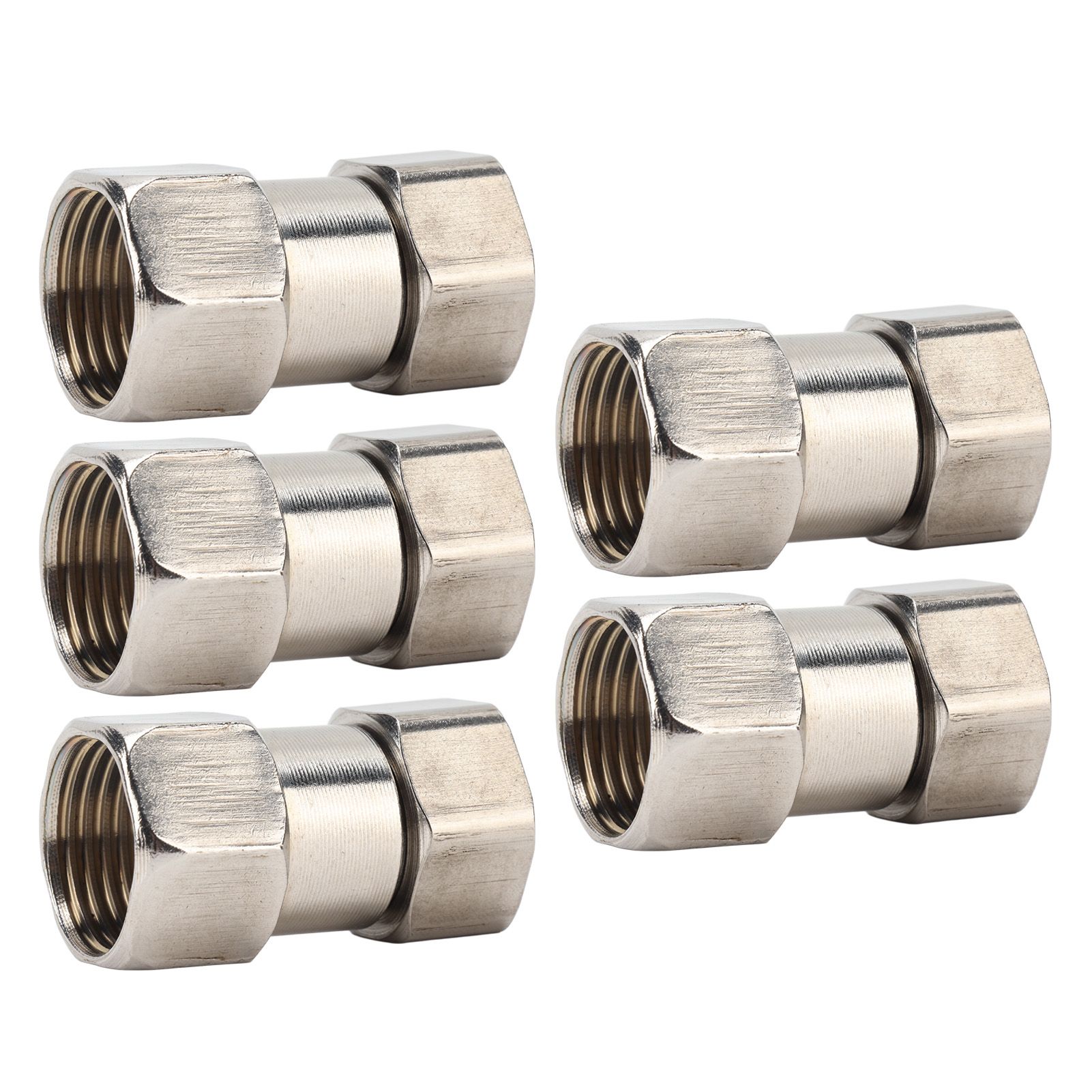 5PCS Plumbing Fittings Stainless Steel Female Thread Pipe Adapter Fittings for view 6