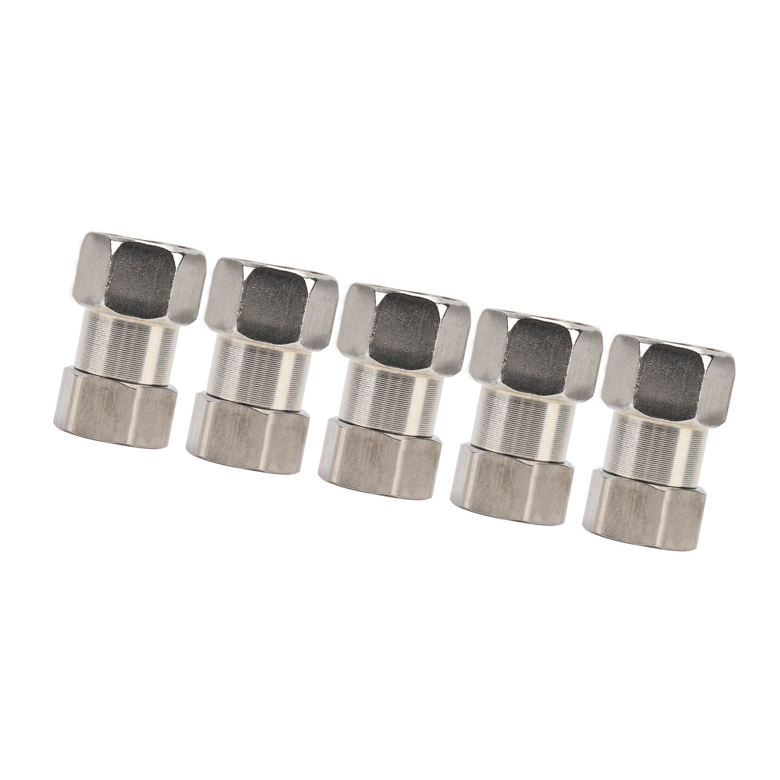 5PCS Plumbing Fittings Stainless Steel Female Thread Pipe Adapter Fittings for view 10