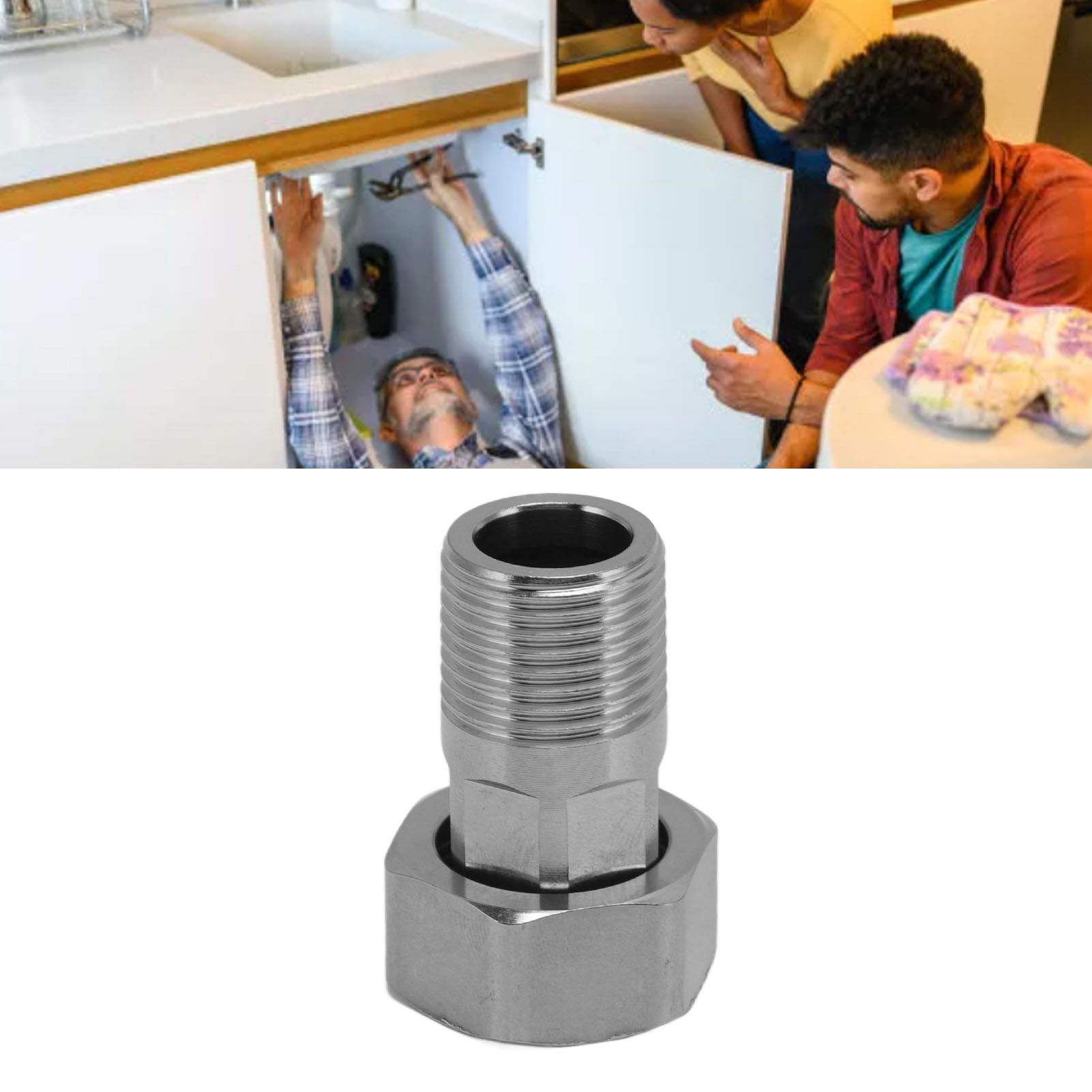 Stainless Steel Pipe Fitting Plumbing Butt Joint Adapter Spa Hot Tub view 11