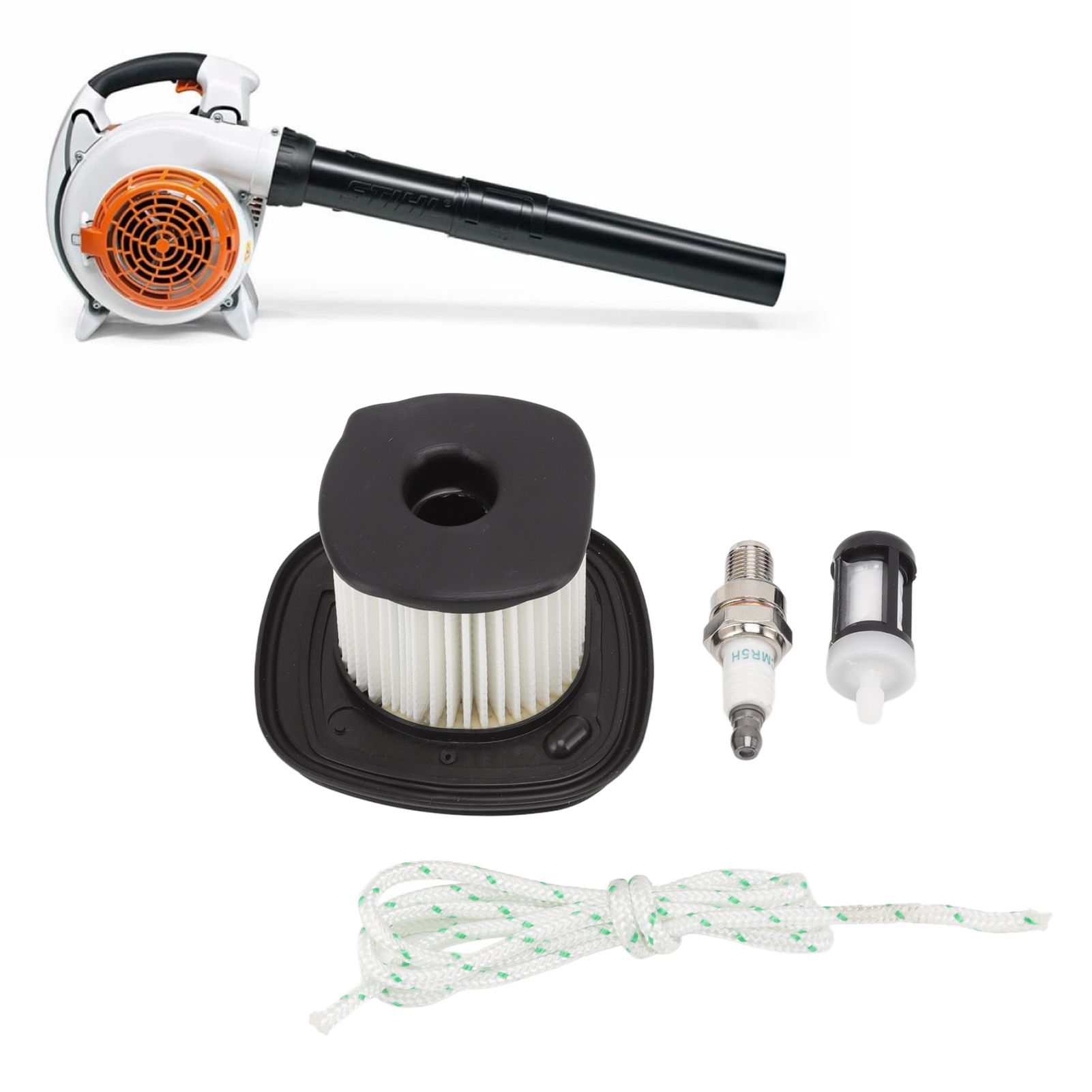 Blower Air Filter Fuel Filter Spark Plug Kit Set for Stihl SH86 SH86C BG86CE view 11
