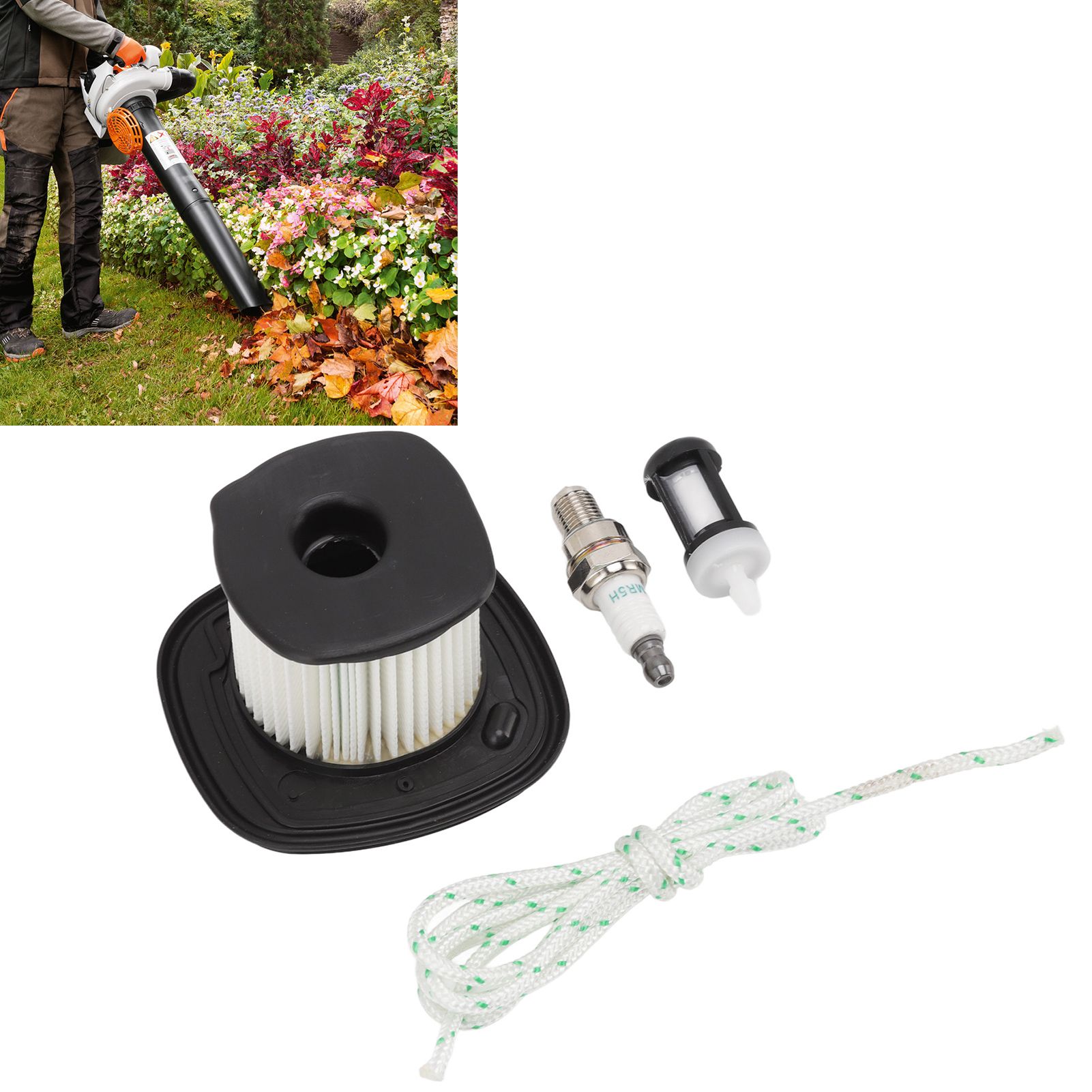 Blower Air Filter Fuel Filter Spark Plug Kit Set for Stihl SH86 SH86C BG86CE view 12