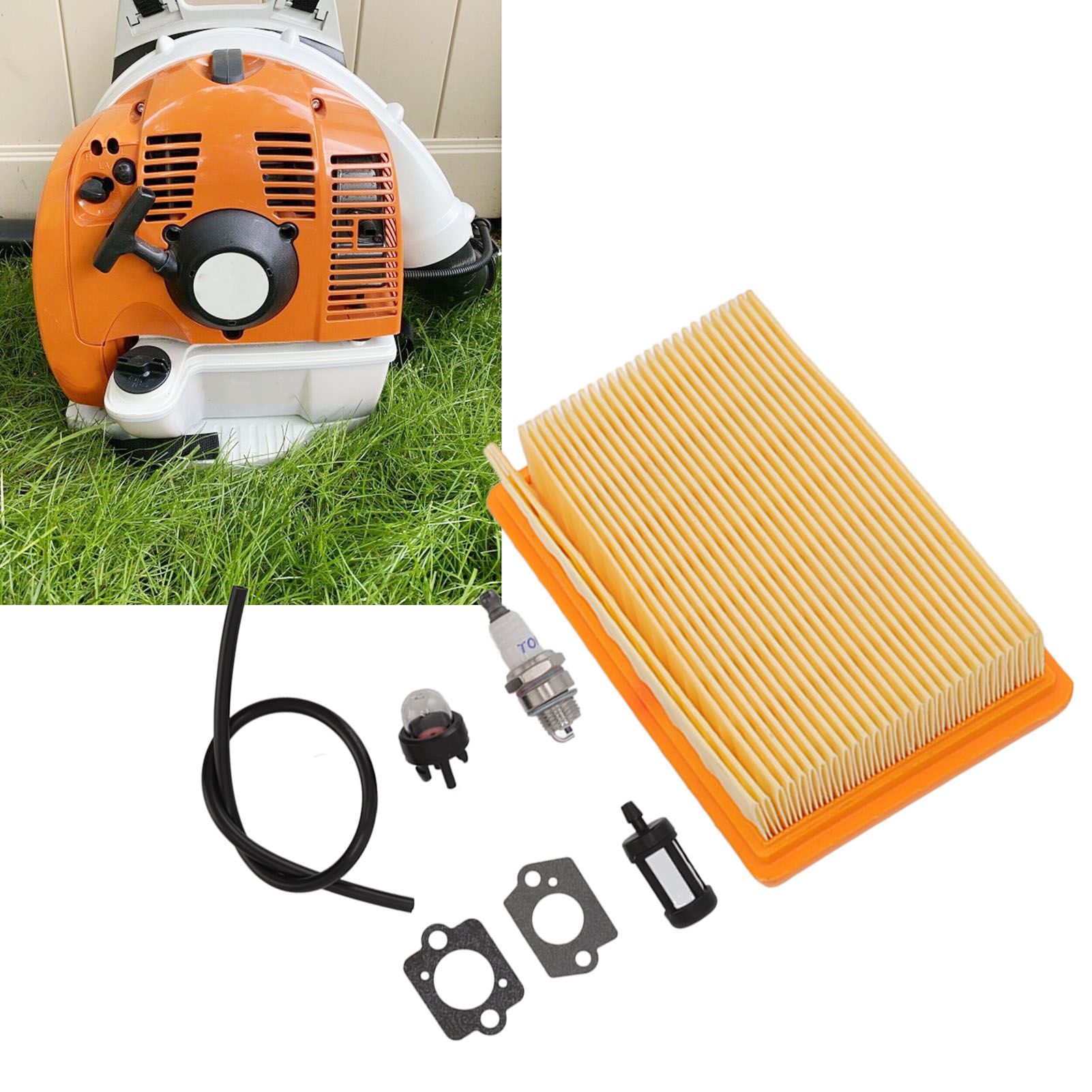 Blower Air Filter with Spark Plug Air Filter Replacement Parts for STIHL Br350 view 11