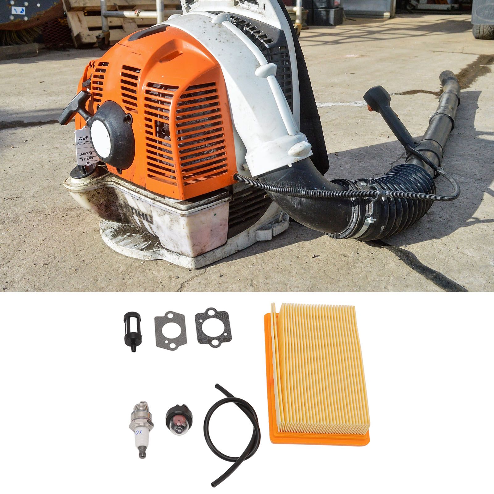 Blower Air Filter with Spark Plug Air Filter Replacement Parts for STIHL Br350 view 12