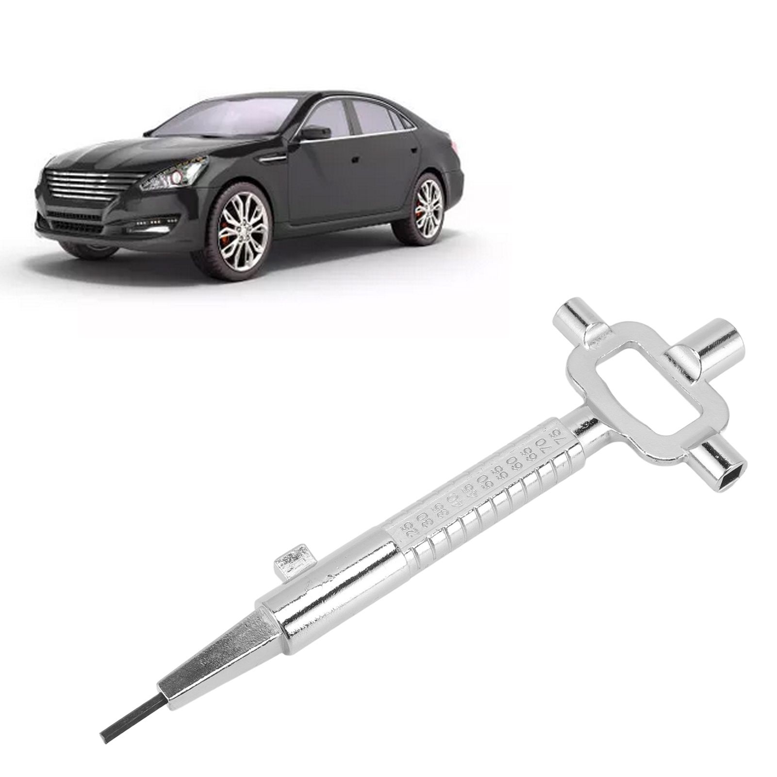 Multipurpose Locksmith Tool Zinc Alloy Cylinder Gauge Cam Turner Spindle view 10