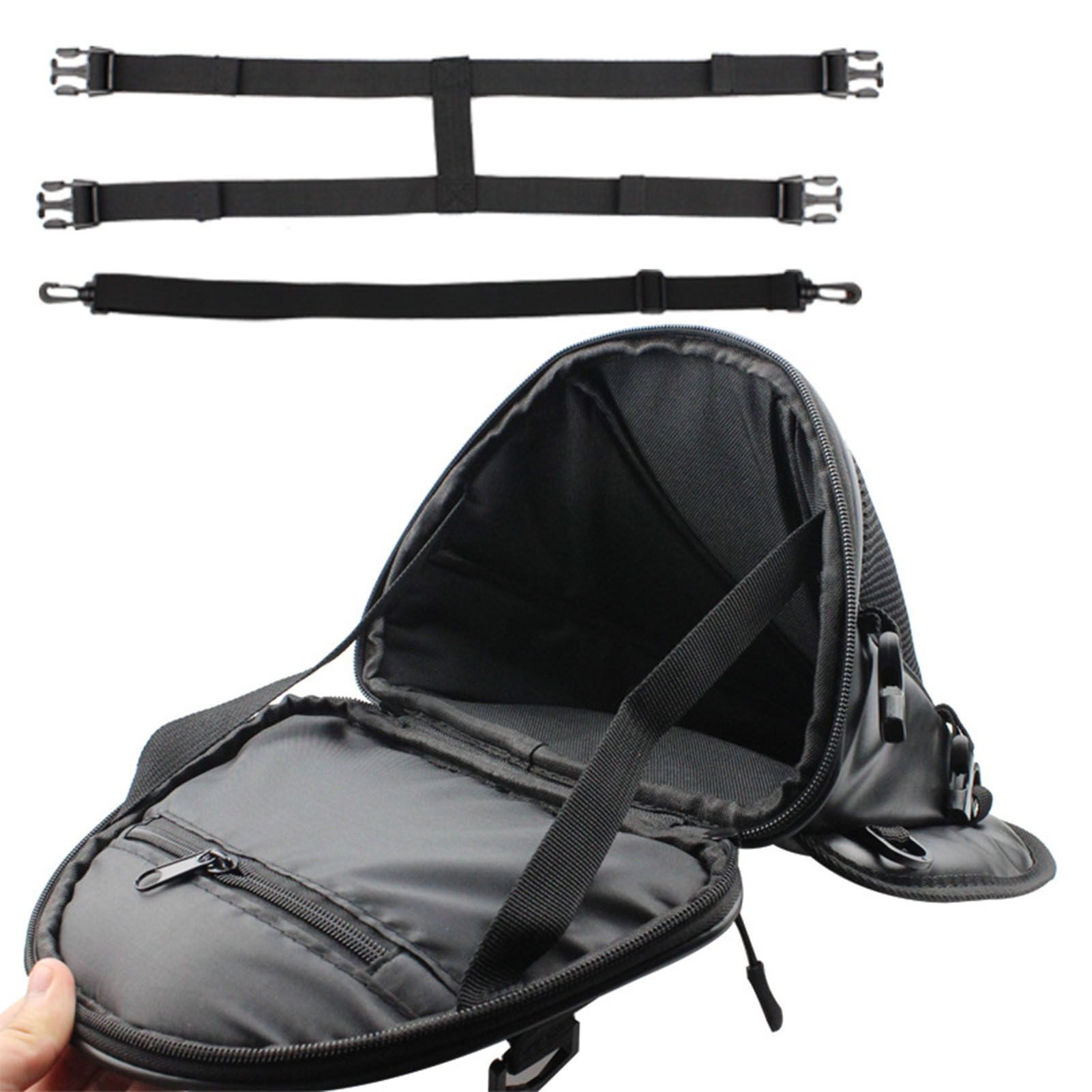 Motorcycle Bag Large Capacity Anti Skid PU Waterproof Lightweight Motorbike view 5