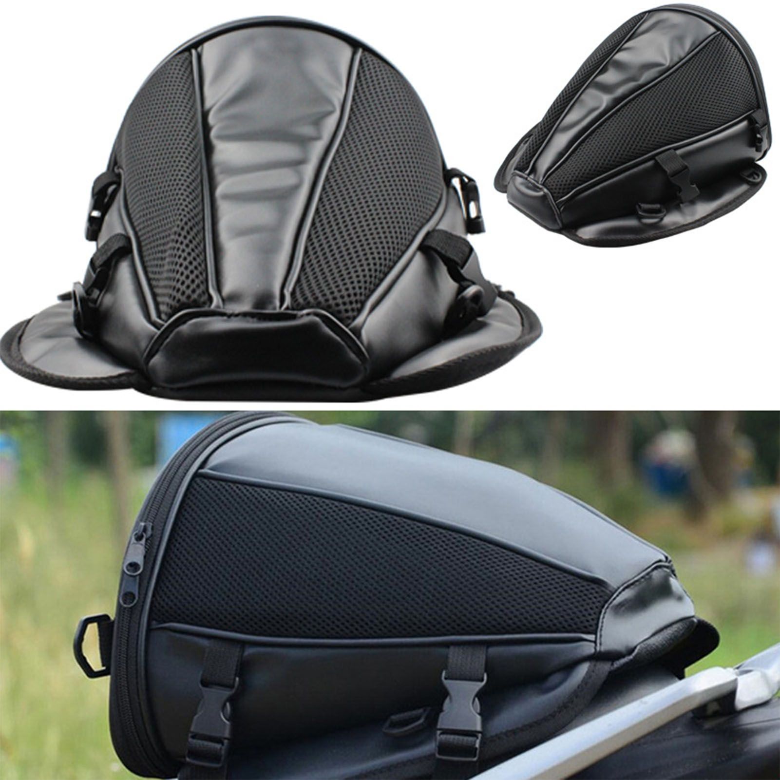 Motorcycle Bag Large Capacity Anti Skid PU Waterproof Lightweight Motorbike view 6