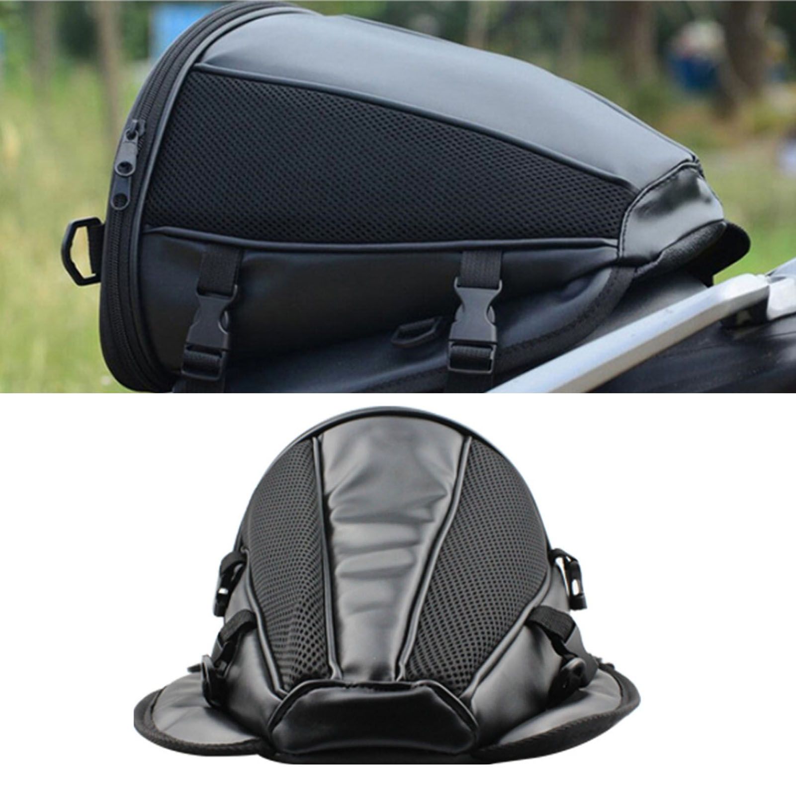 Motorcycle Bag Large Capacity Anti Skid PU Waterproof Lightweight Motorbike view 10