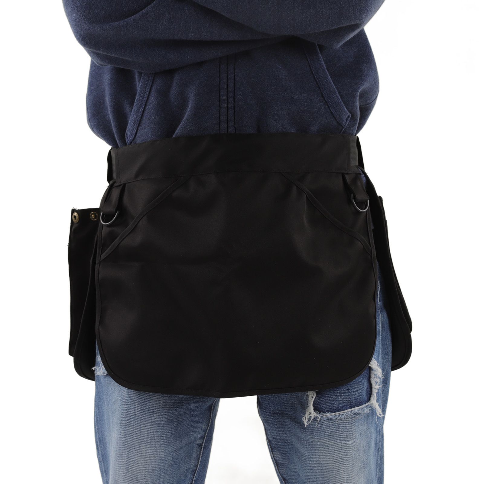 Waist Belt Bag Adjustable Large Capacity Multi Pocket Multifunctional Apron view 8