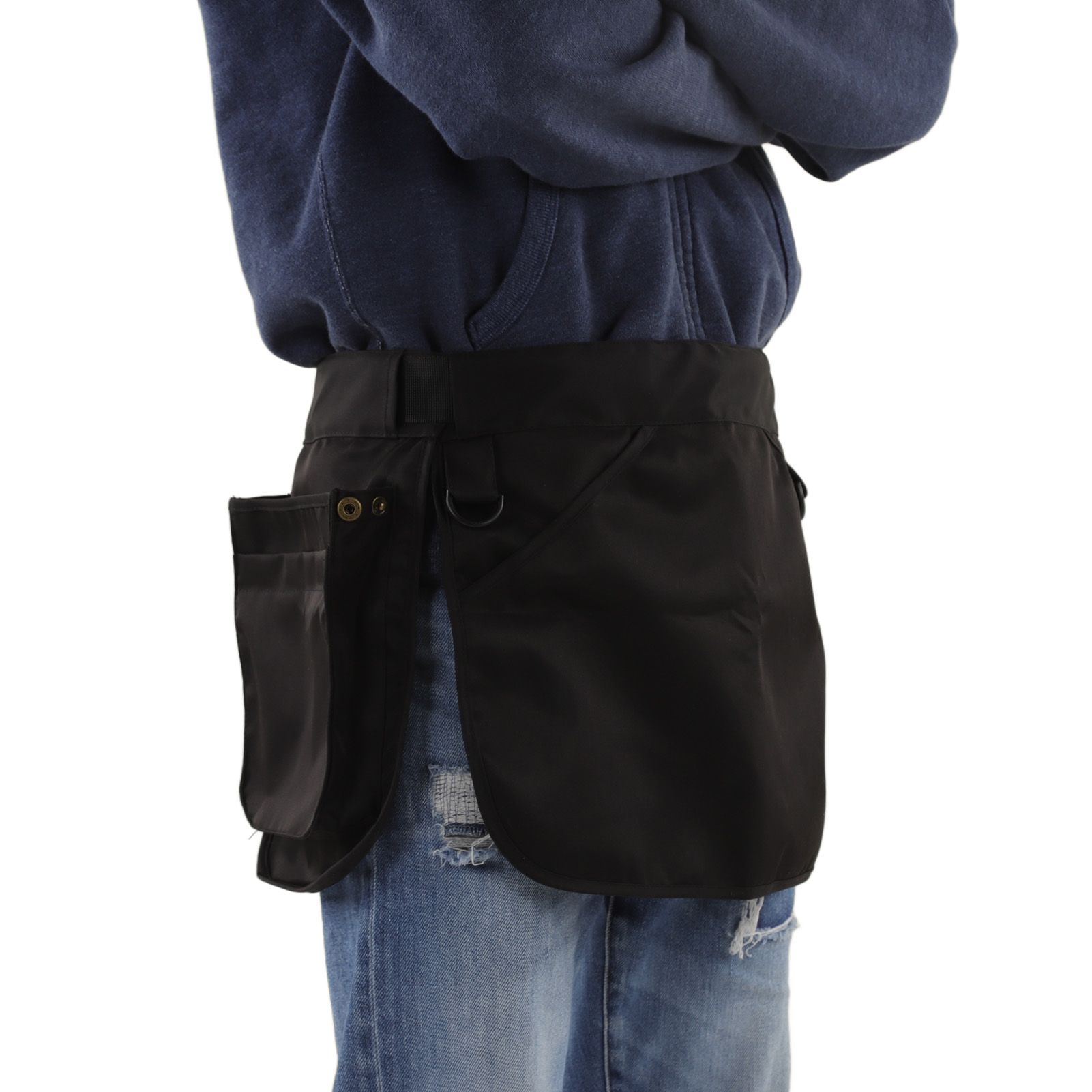 Waist Belt Bag Adjustable Large Capacity Multi Pocket Multifunctional Apron view 10