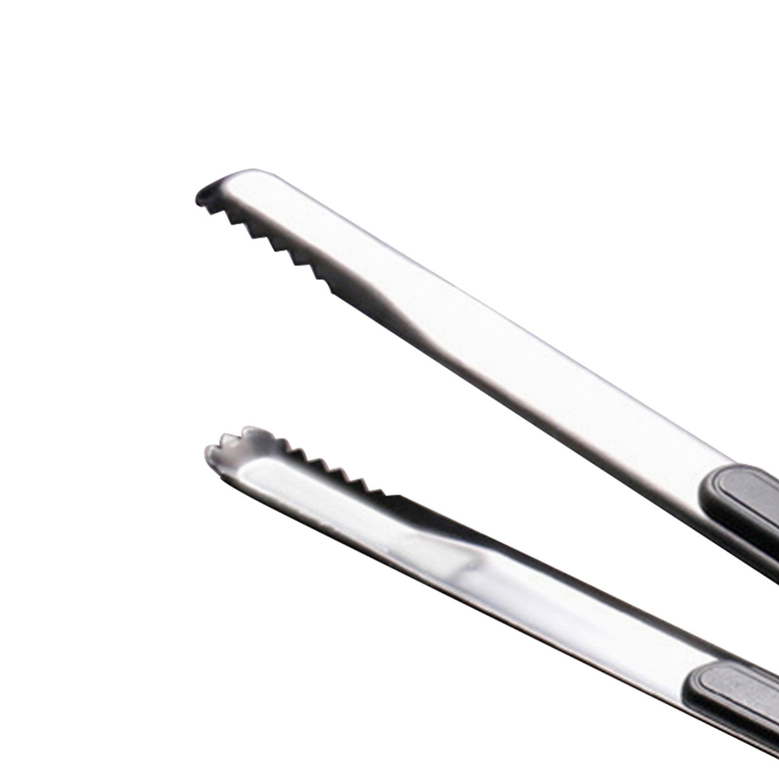 Kitchen Cooking Tong Stainless Steel Easy to Clean Teeth Mouth Steak Clip for view 9