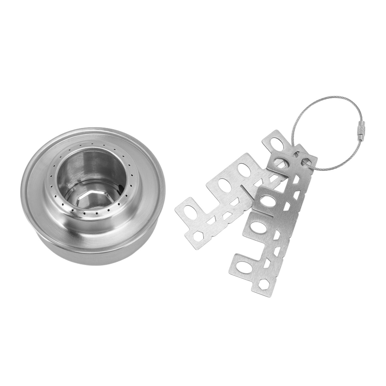 Outdoor Portable Camping Stove Stainless Steel Mini Backpacking Stove for view 2
