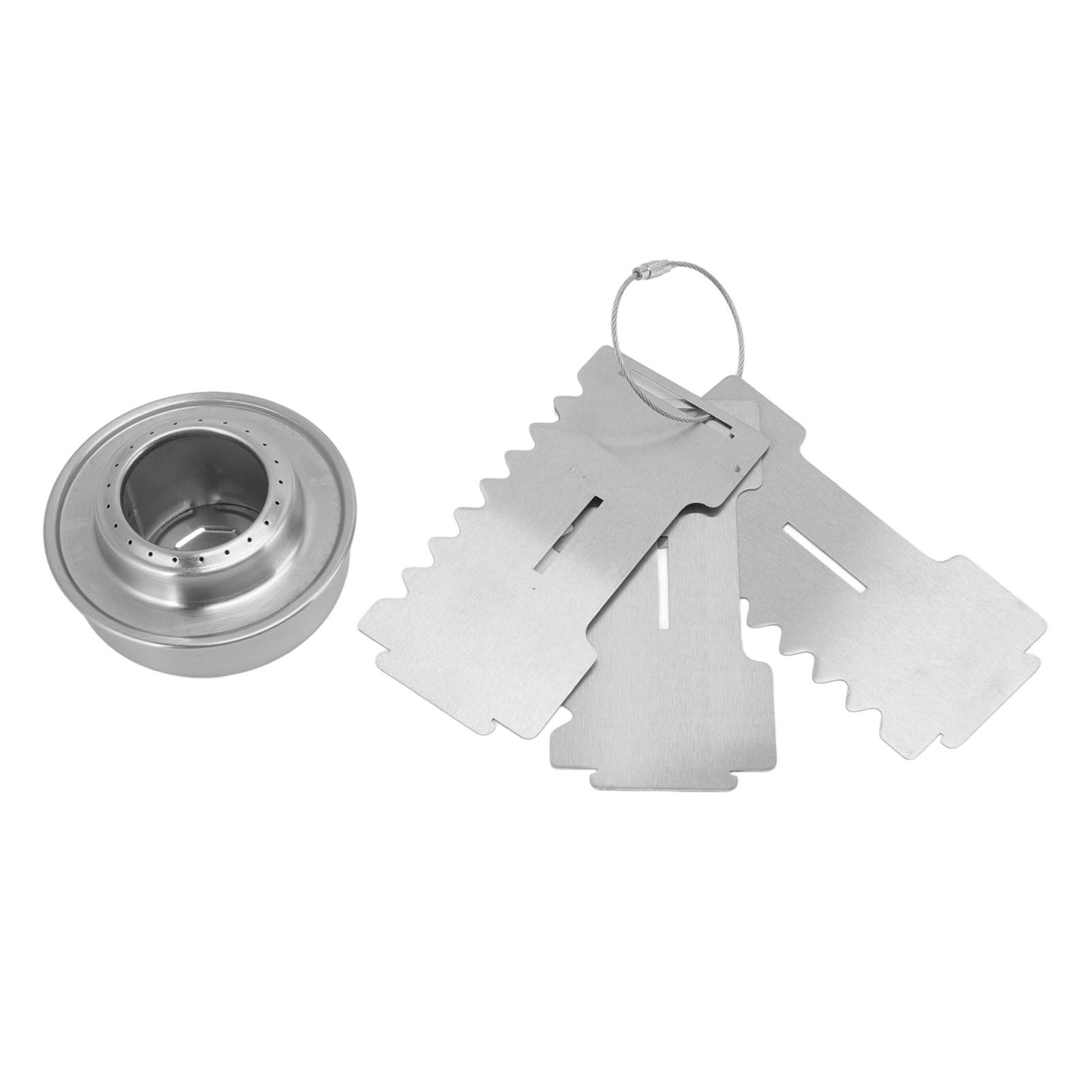 Outdoor Portable Camping Stove Stainless Steel Mini Backpacking Stove for view 2
