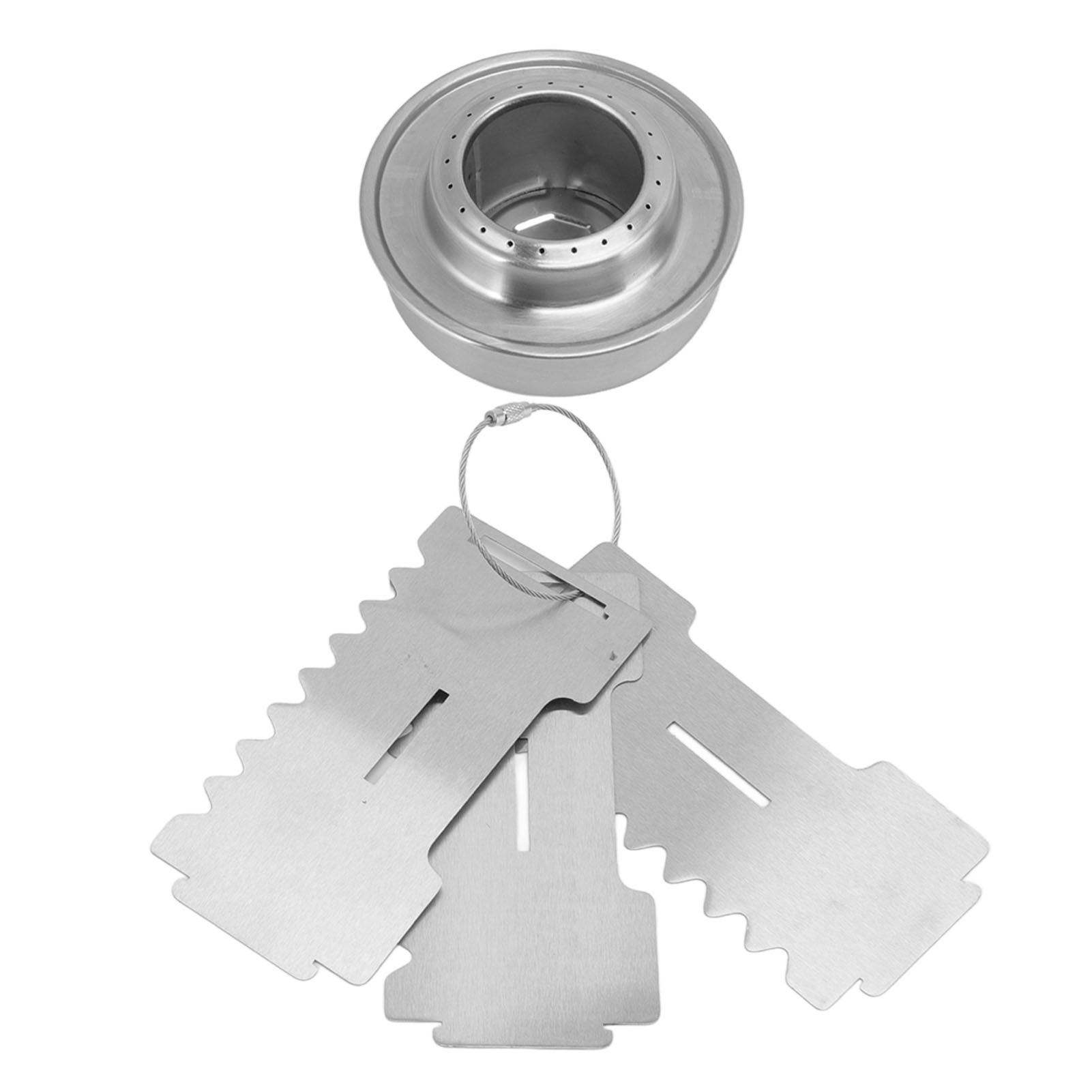 Outdoor Portable Camping Stove Stainless Steel Mini Backpacking Stove for view 8