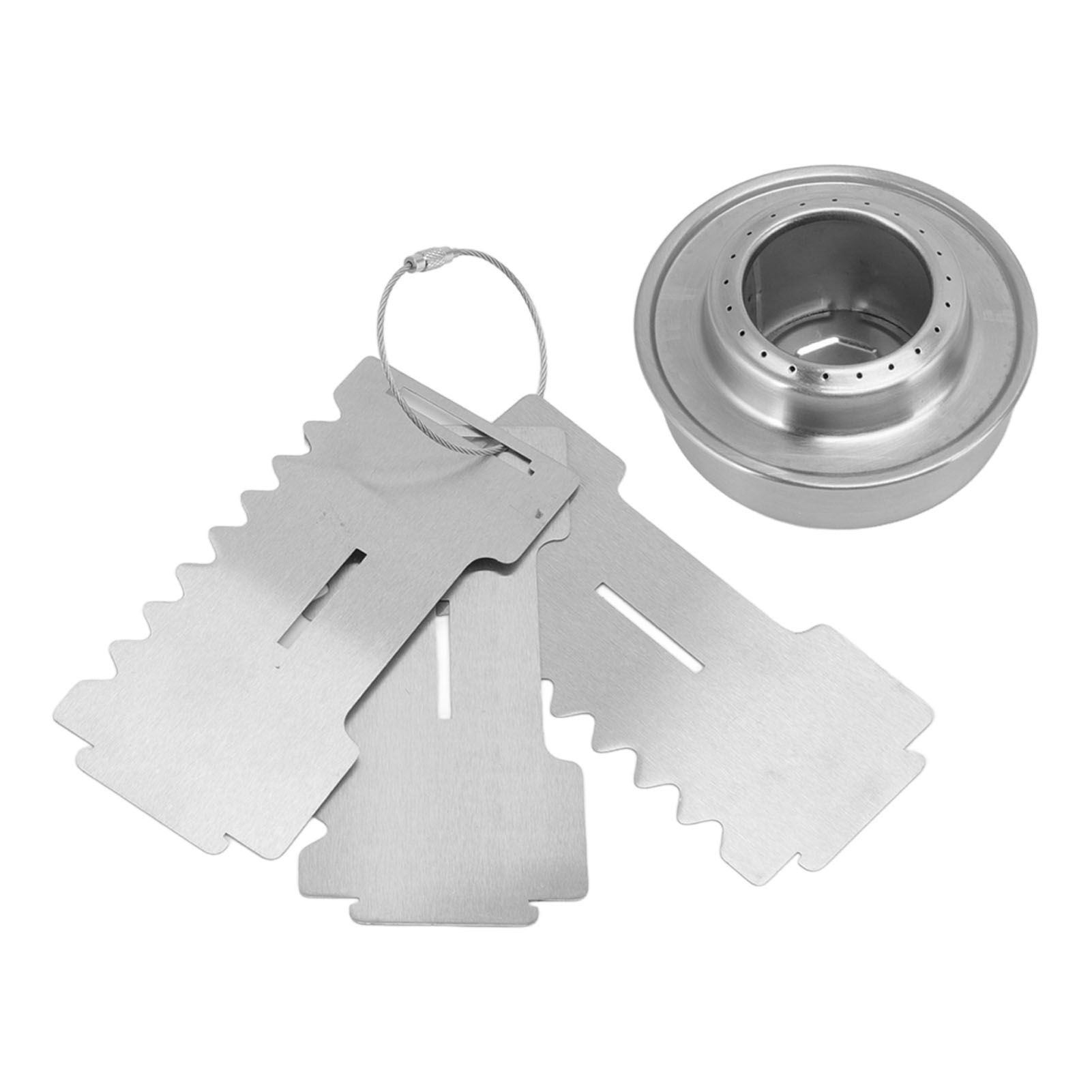 Outdoor Portable Camping Stove Stainless Steel Mini Backpacking Stove for view 10