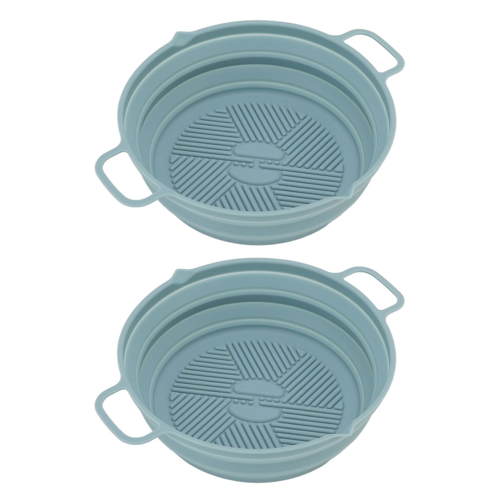 2pcs Fryer Silicone Liner Collapsible Food Grade Silicone Pot for Air Cooker view 2