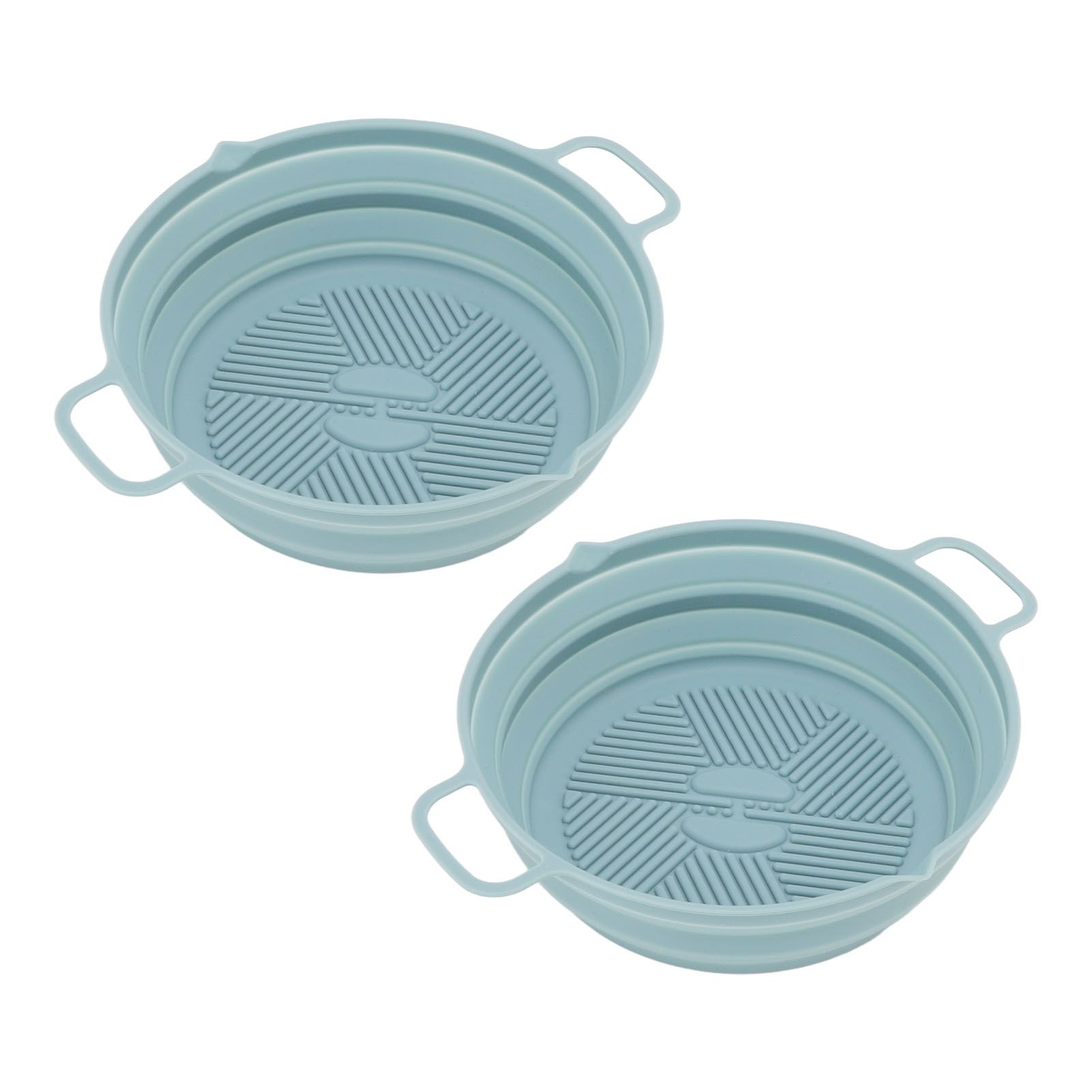 2pcs Fryer Silicone Liner Collapsible Food Grade Silicone Pot for Air Cooker view 6