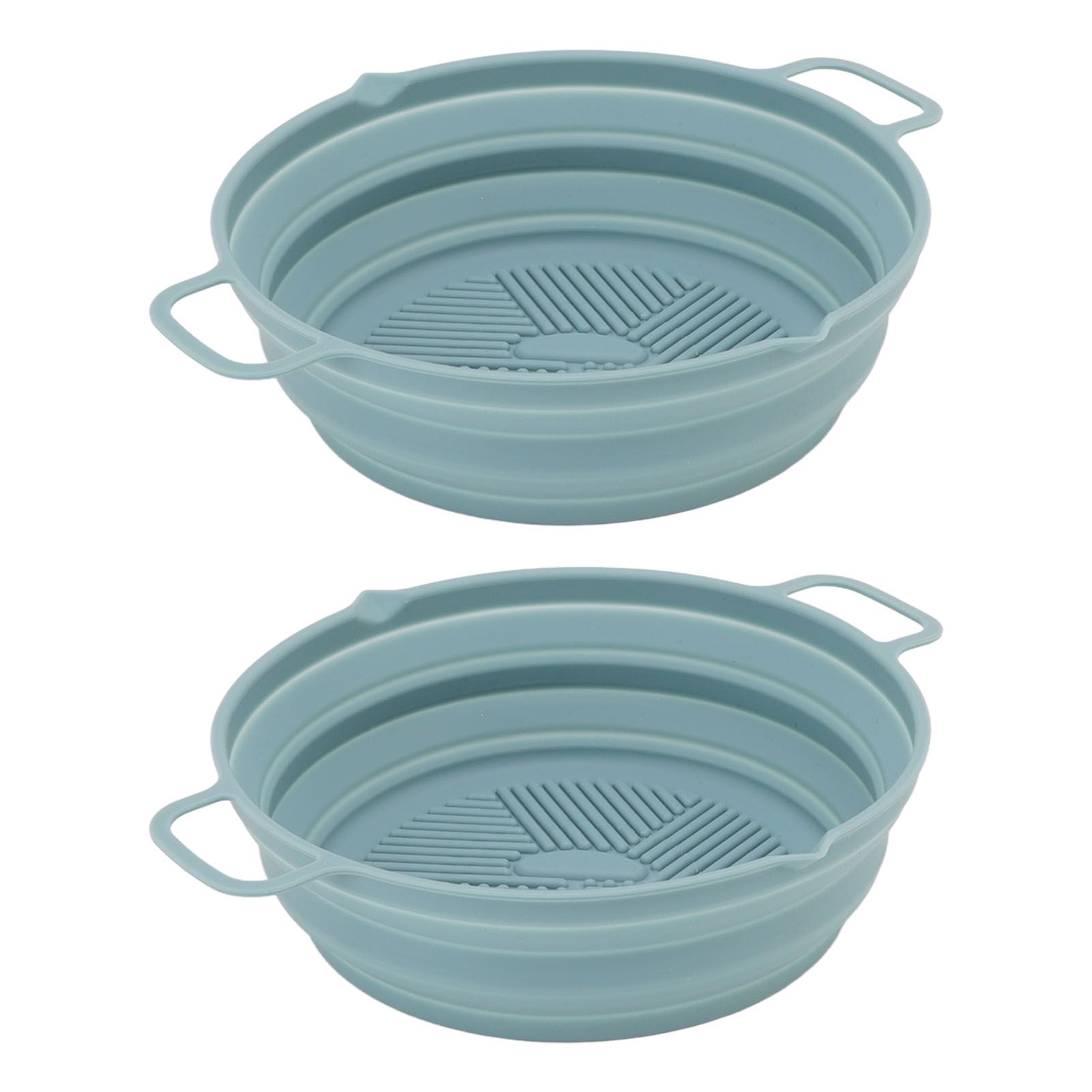 2pcs Fryer Silicone Liner Collapsible Food Grade Silicone Pot for Air Cooker view 8