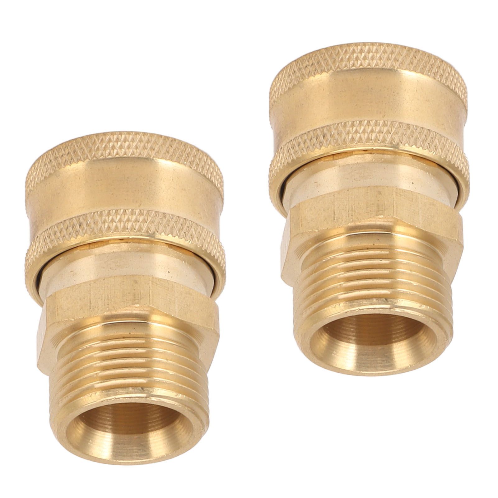 2Pcs Pure Copper M22 High Pressure Washer Fitting Adapter 3/8 Inch NPT Female view 6