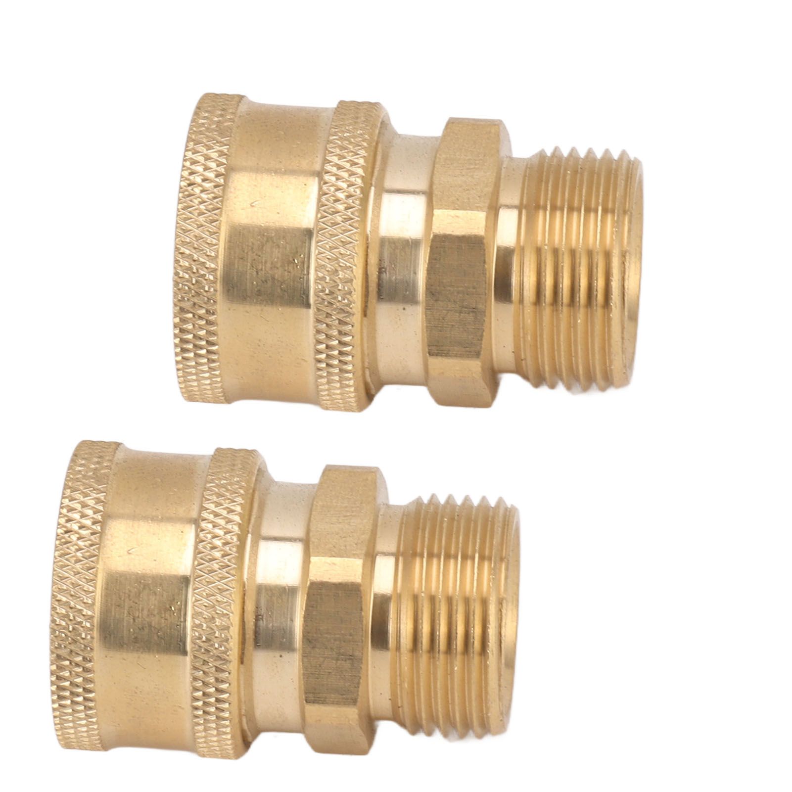 2Pcs Pure Copper M22 High Pressure Washer Fitting Adapter 3/8 Inch NPT Female view 8