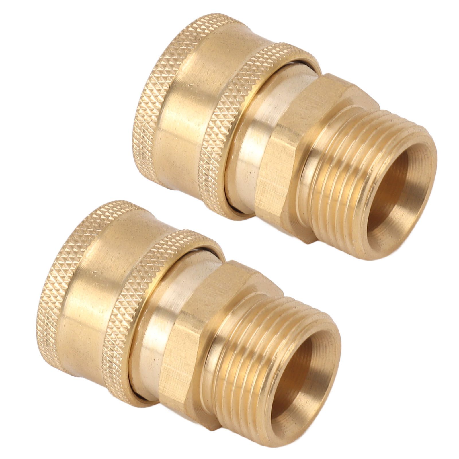 2Pcs Pure Copper M22 High Pressure Washer Fitting Adapter 3/8 Inch NPT Female view 10